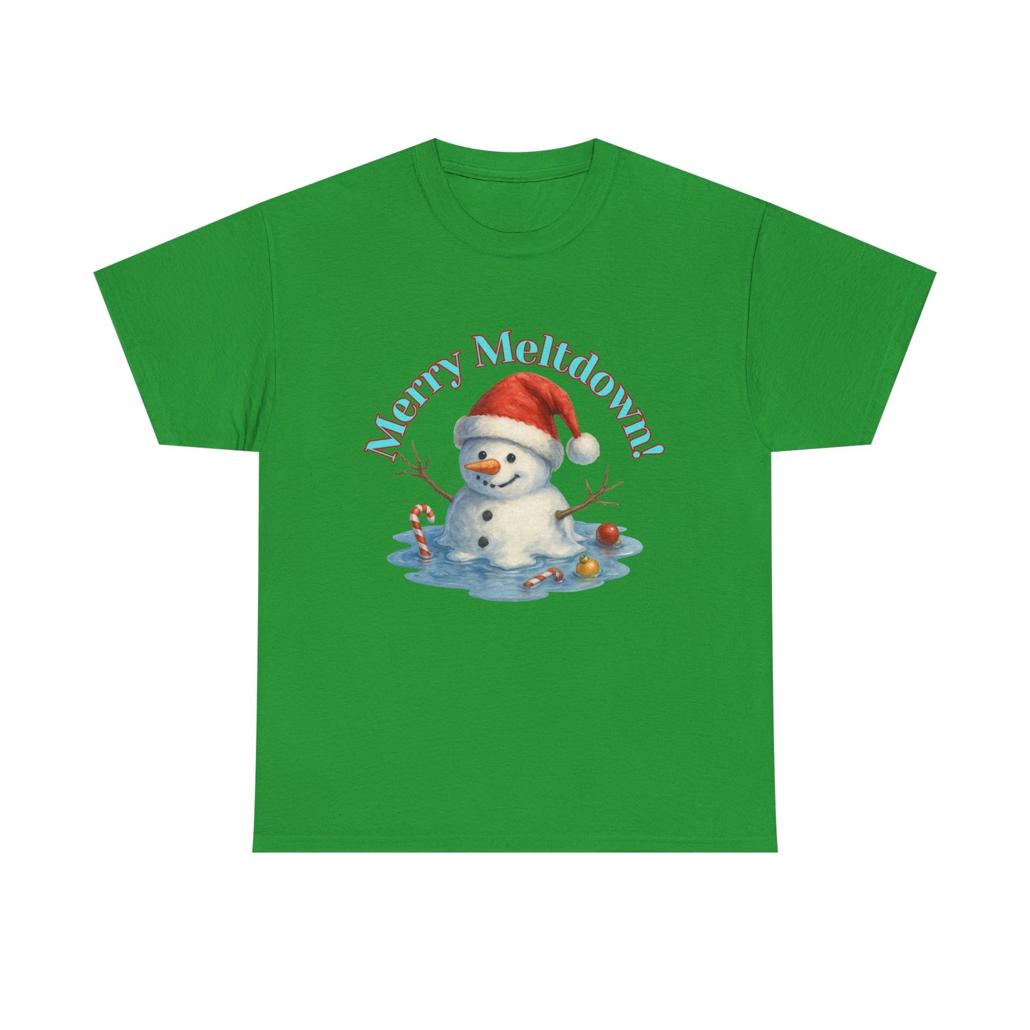 Holiday Snowman Unisex Tee - Merry Meltdown Christmas T-Shirt