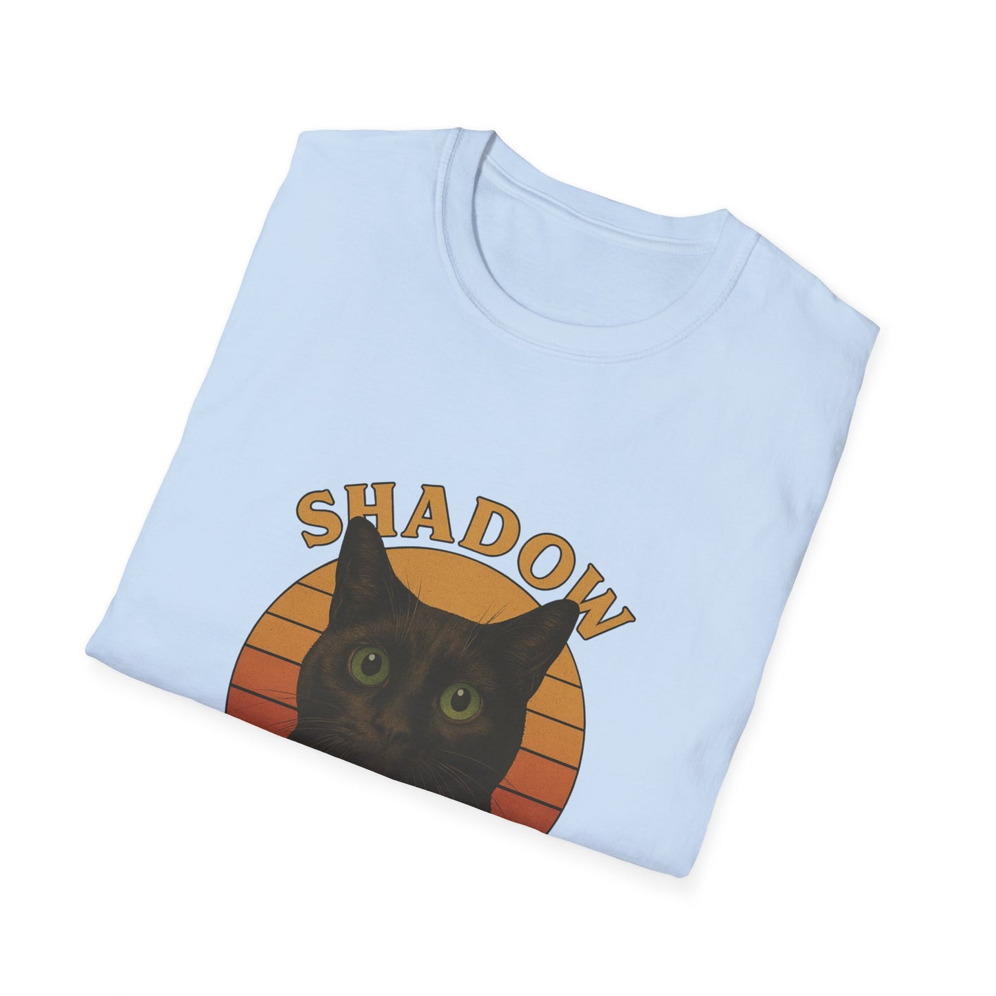 Shadow Guardian ,Black Cat T-Shirt | Perfect Gift for Cat Lovers, Halloween, Cozy Wear, Pet Enthusiasts, Unisex Style