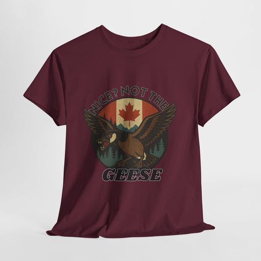 Vintage Goose Graphic Tee, Funny Animal T-Shirt, Unisex Casual Wear, Gift for Nature Lovers, Unique Outdoor Apparel, Canada Theme