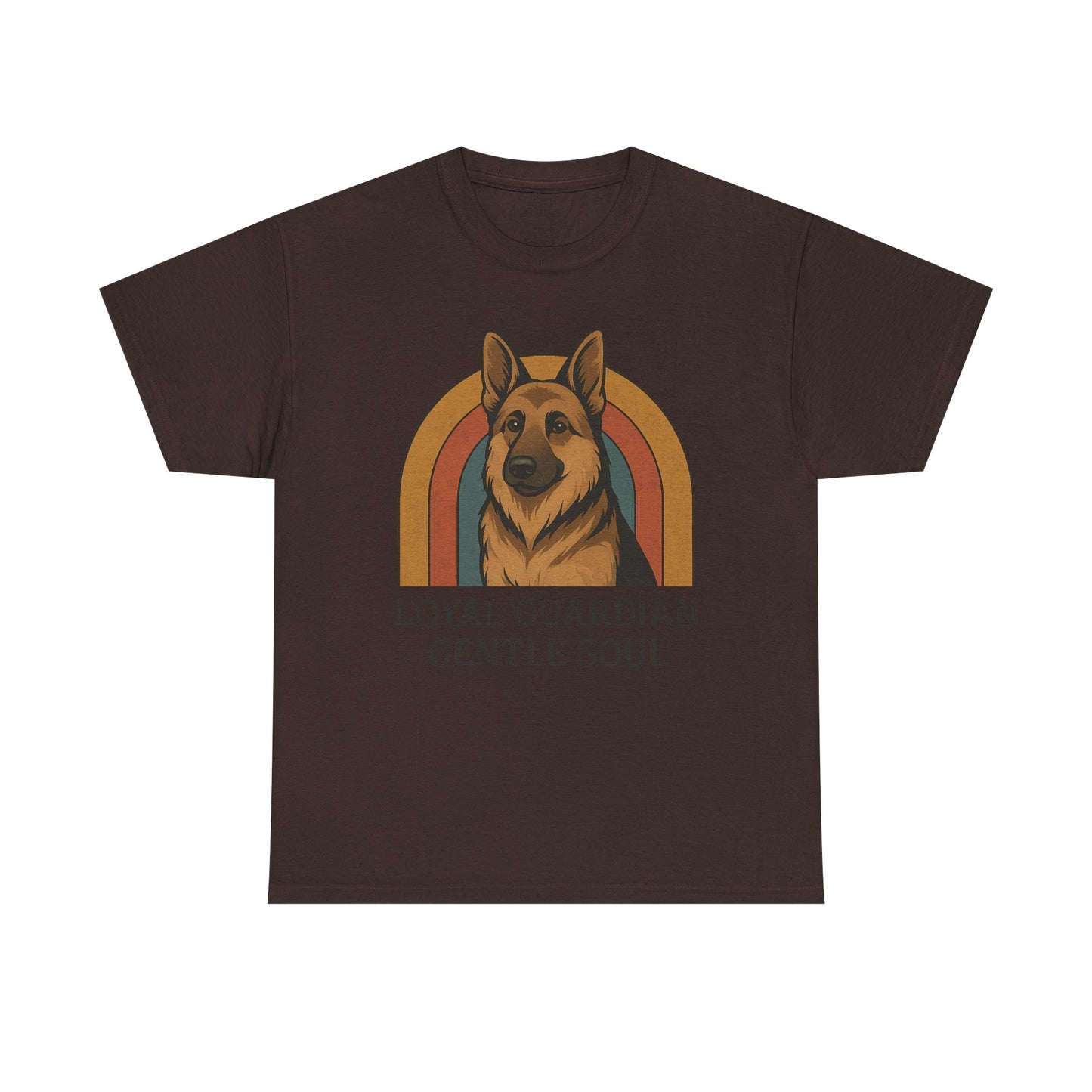 German Shepherd, Loyal Guardian Tee - Unisex Heavy Cotton Shirt, Perfect for Dog Lovers, Animal Lovers, Casual Wear