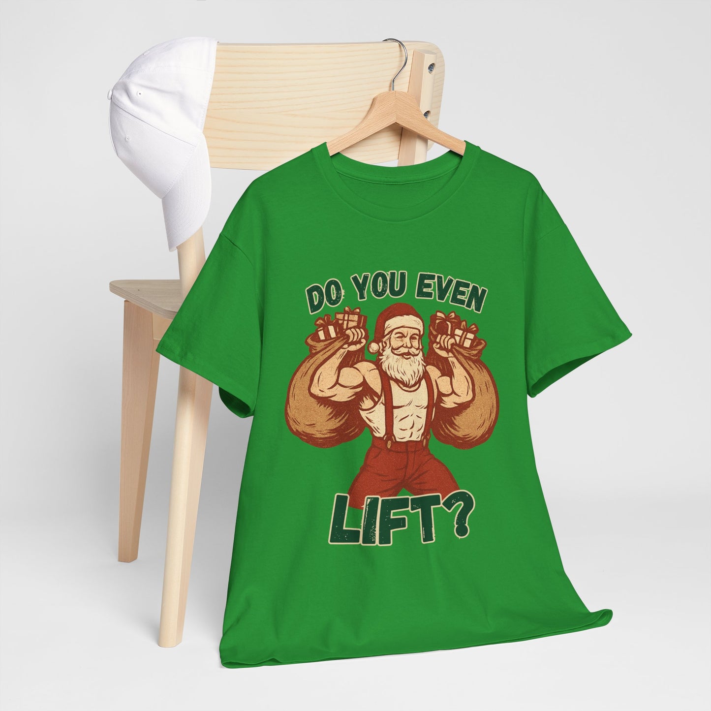 Santa Claus Do you even Lift? Body builders christmas shirt