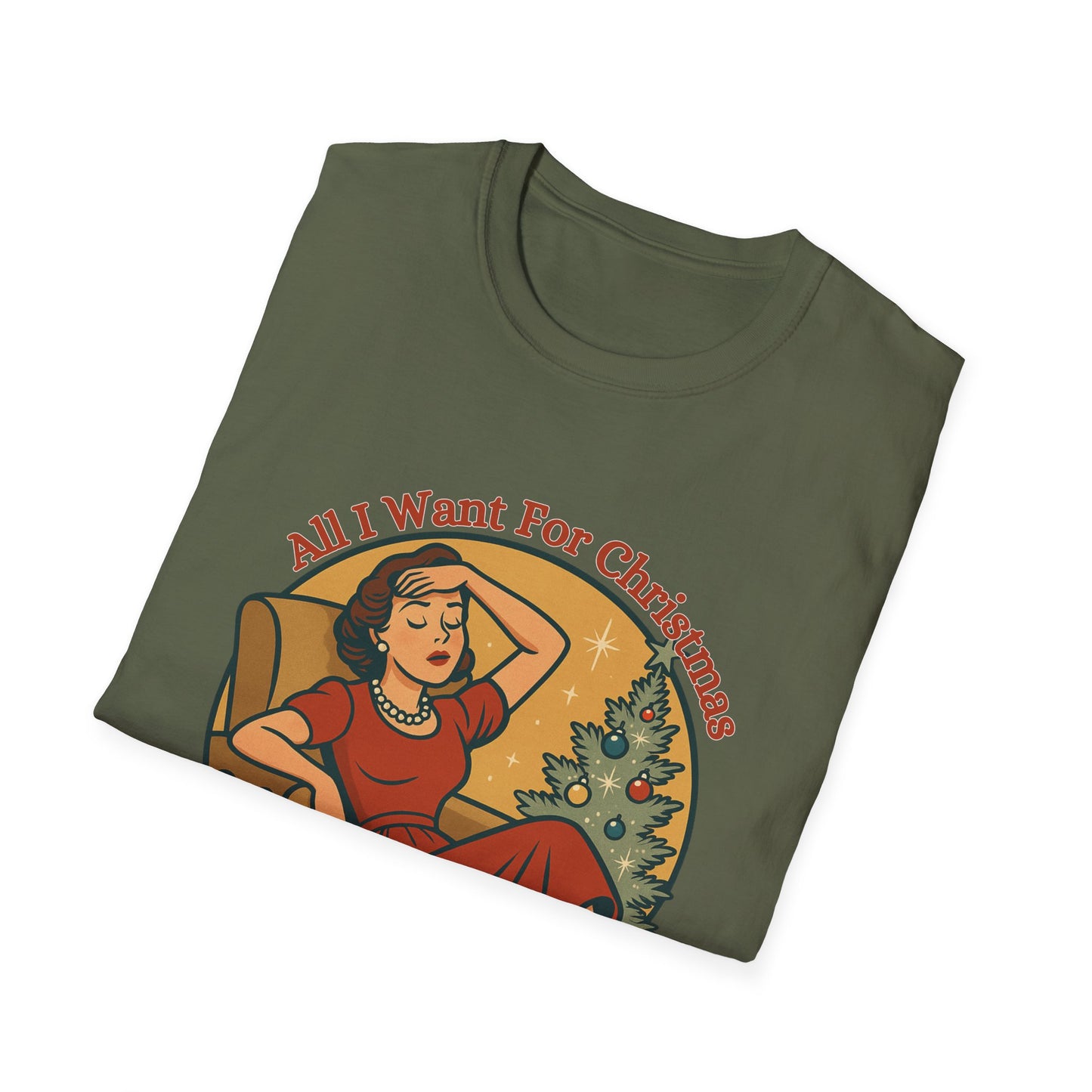 Christmas, All I Want For Christmas is A Maid,Unisex T-Shirt