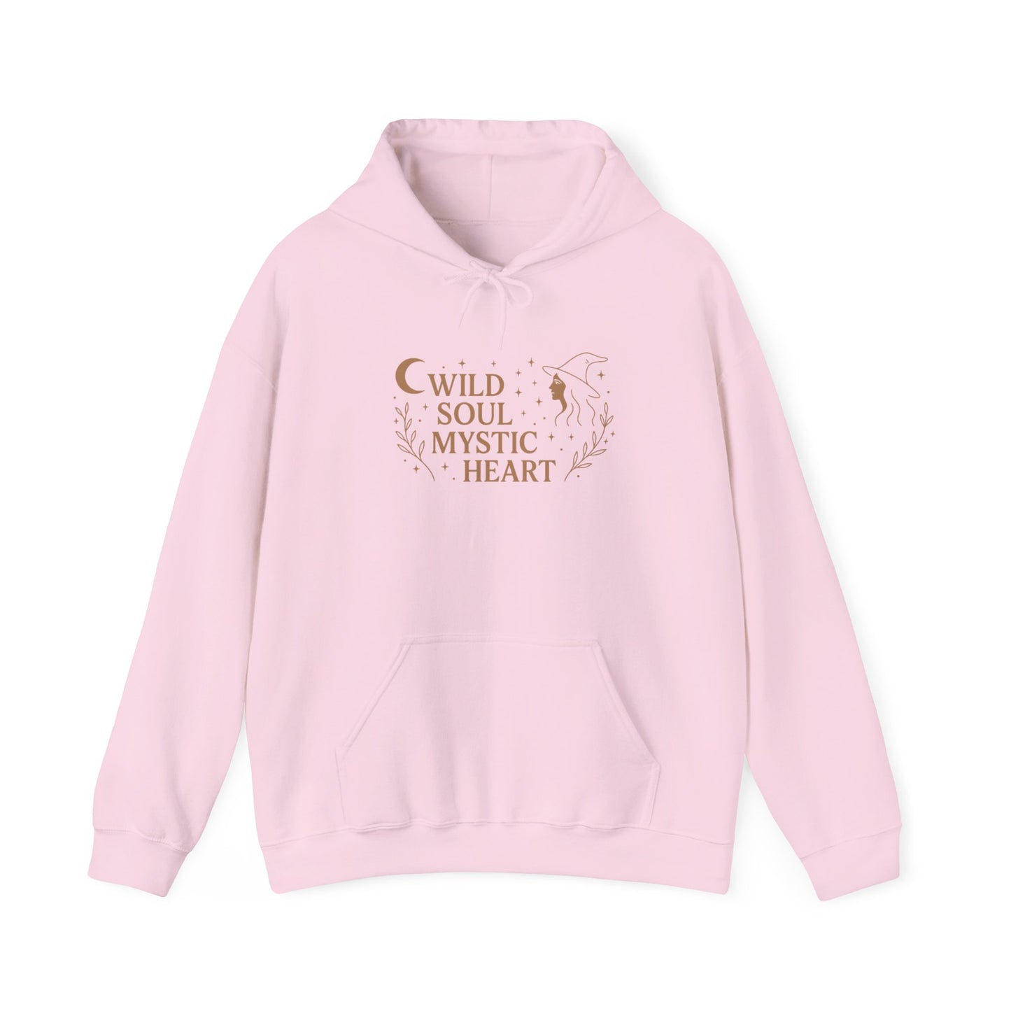 Wild Soul Mystic Heart , Boho Unisex Hoodie