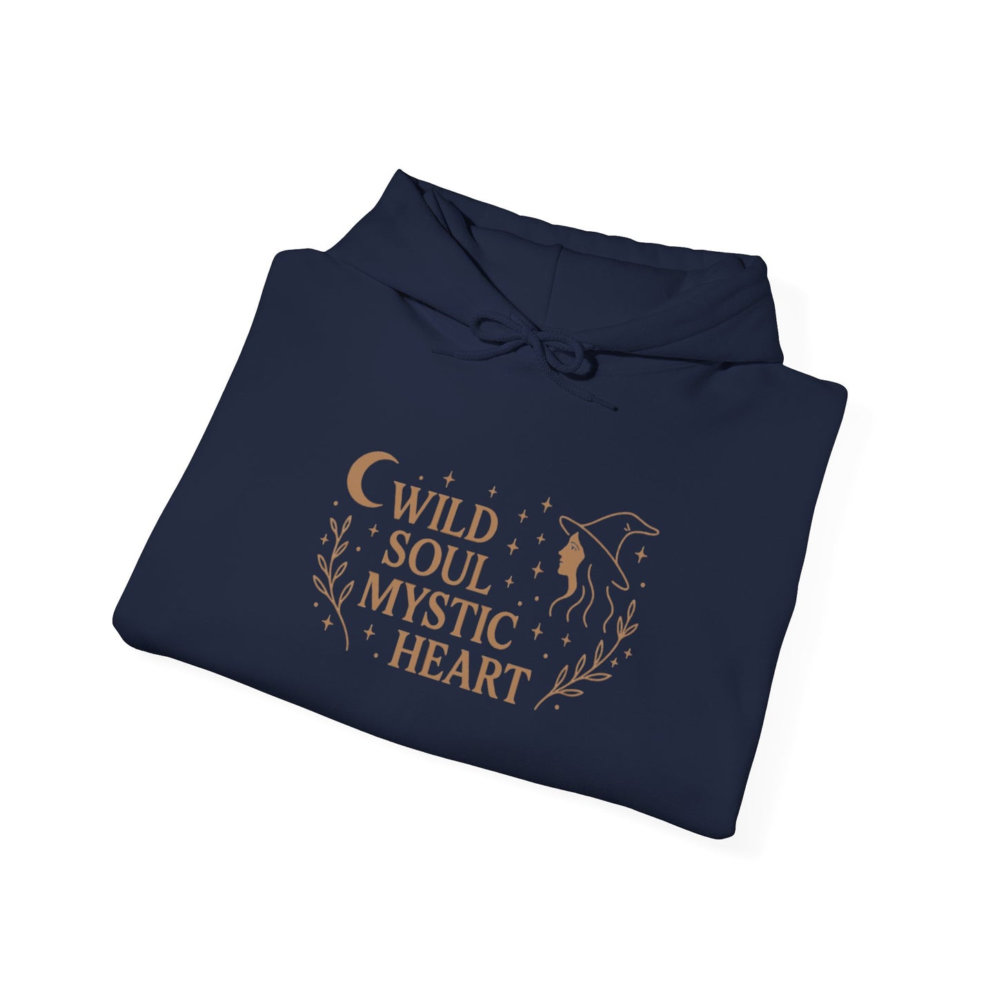 Wild Soul Mystic Heart , Boho Unisex Hoodie
