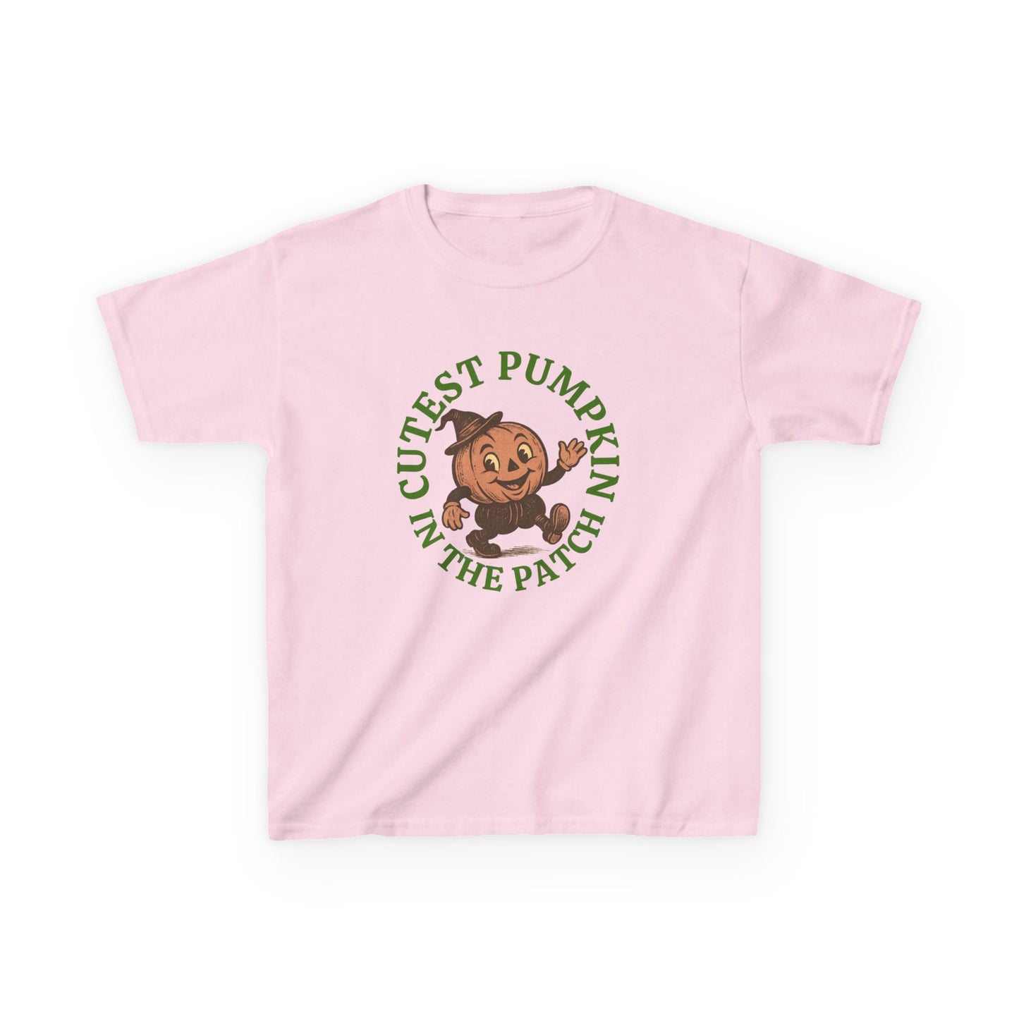 Cutest Pumpkin in the Patch Halloween Tee , Vintage Style Jack-o'-Lantern Shirt for Kids & Adults ,Retro Fall T-Shirt