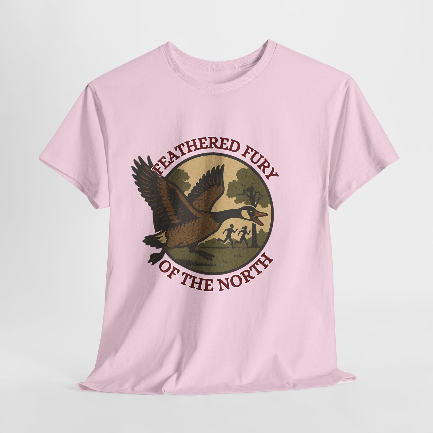 Feathered Fury of the North T-Shirt, Nature Lover Tee, Unisex Cotton Shirt, Outdoor Adventure Wear, Wildlife Enthusiast Gift