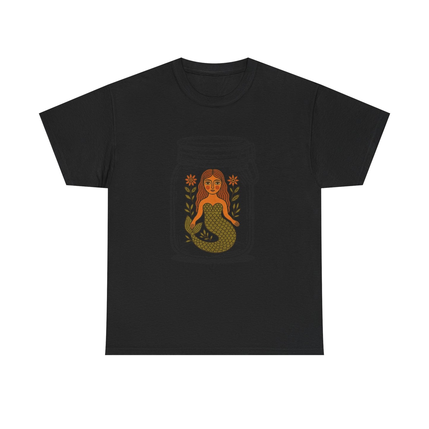 Whimsical Mermaid in a Jar t-shirt
