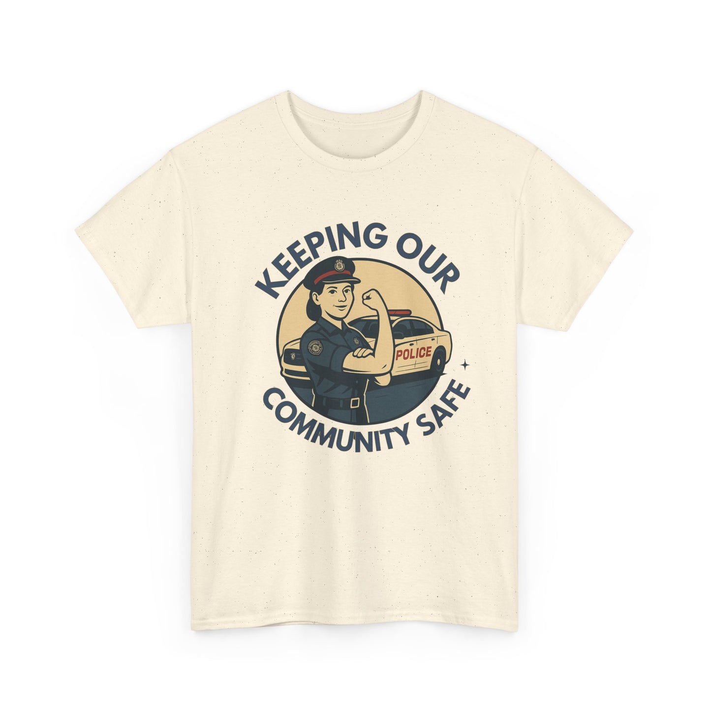 Police female, Community Protector Tee: Celebrate First Responders, Gift for Police Supporters, Law Enforcement Apparel, Casual Wear, Unique Gift Idea