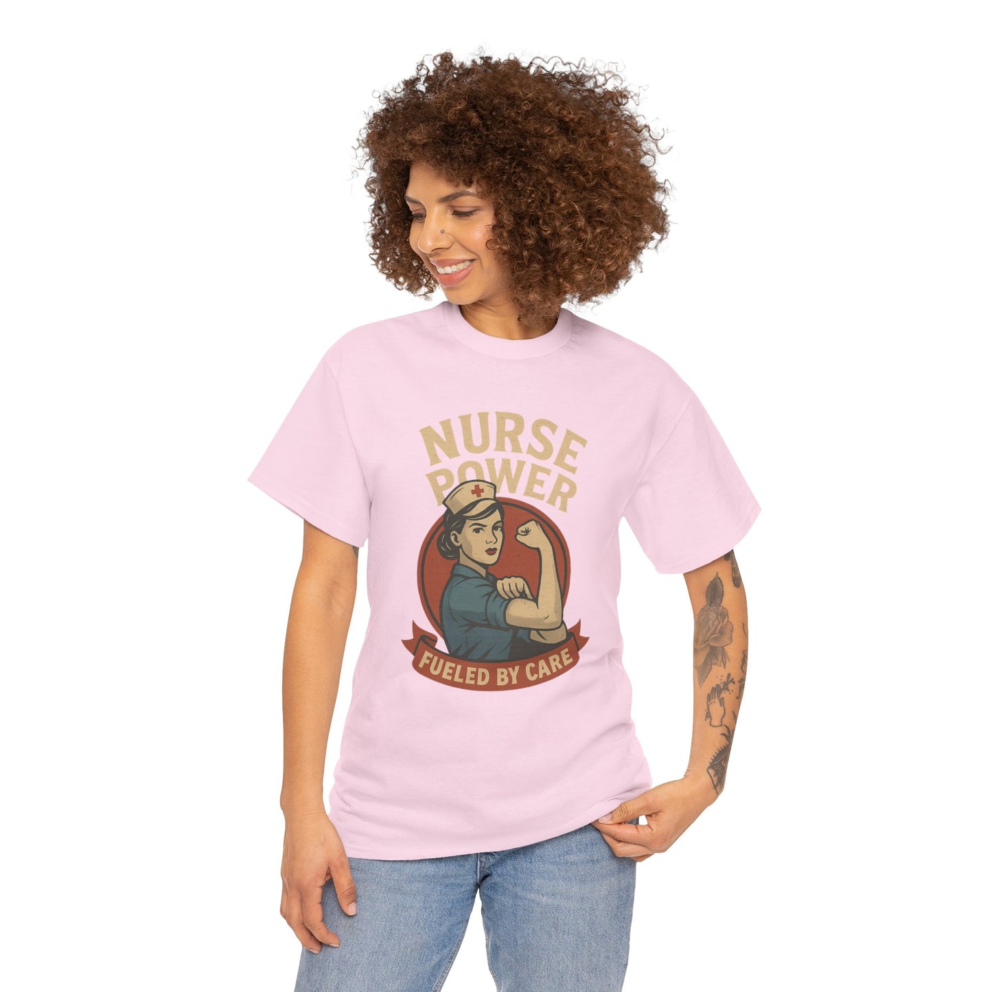 Nurse Power Unisex Tee - Fueled by Care Design