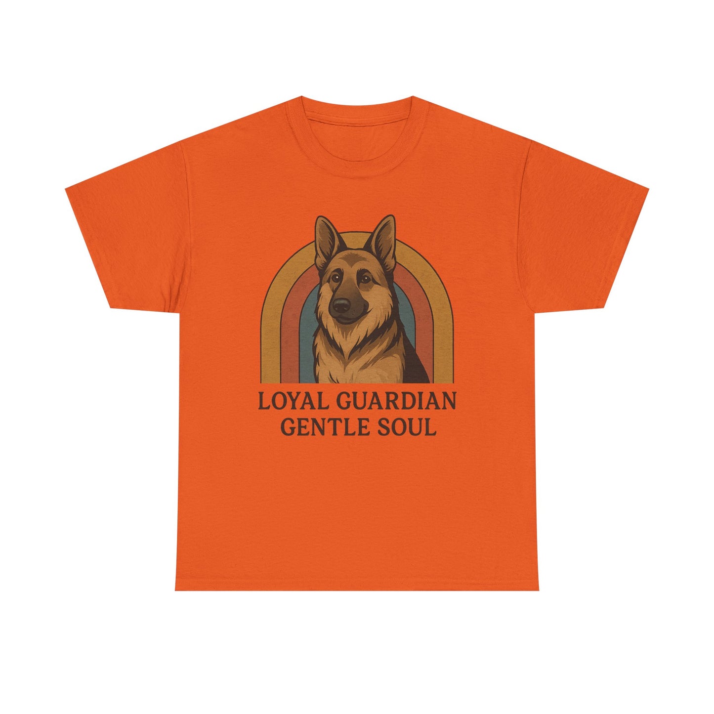 German Shepherd, Loyal Guardian Tee - Unisex Heavy Cotton Shirt, Perfect for Dog Lovers, Animal Lovers, Casual Wear