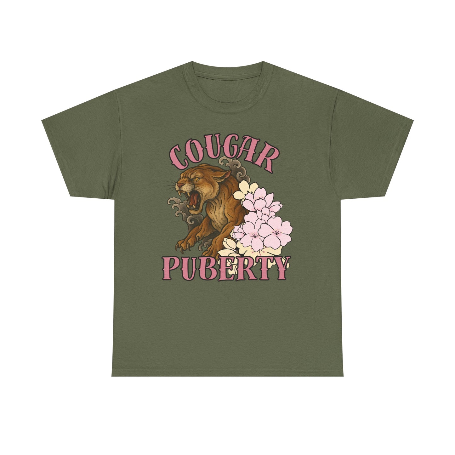 Menopause t-shirt, Cougar Puberty Unisex Tee