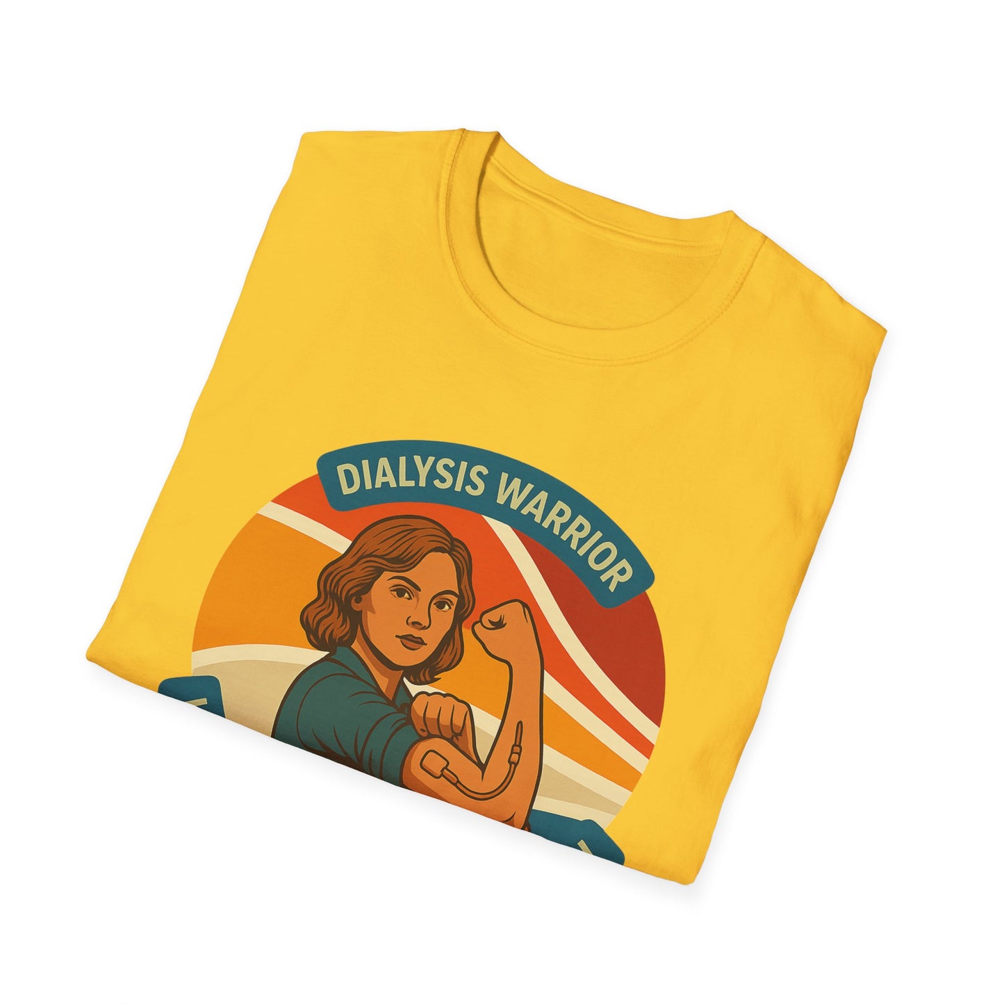 Dialysis Warriors Unisex T-Shirt, Keeping Hope in Circulation, Moonwoven by Luna, Awareness Apparel for Fighters, Chronic Illness Support