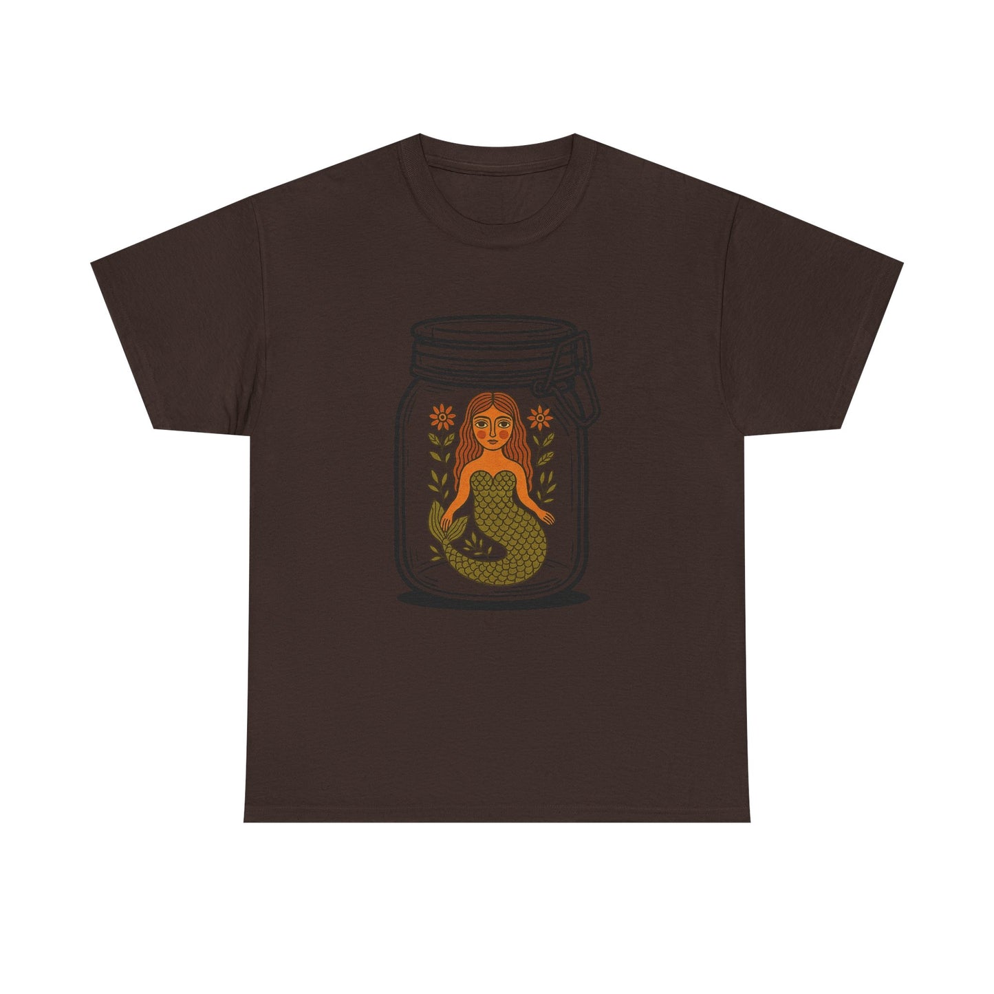 Whimsical Mermaid in a Jar t-shirt