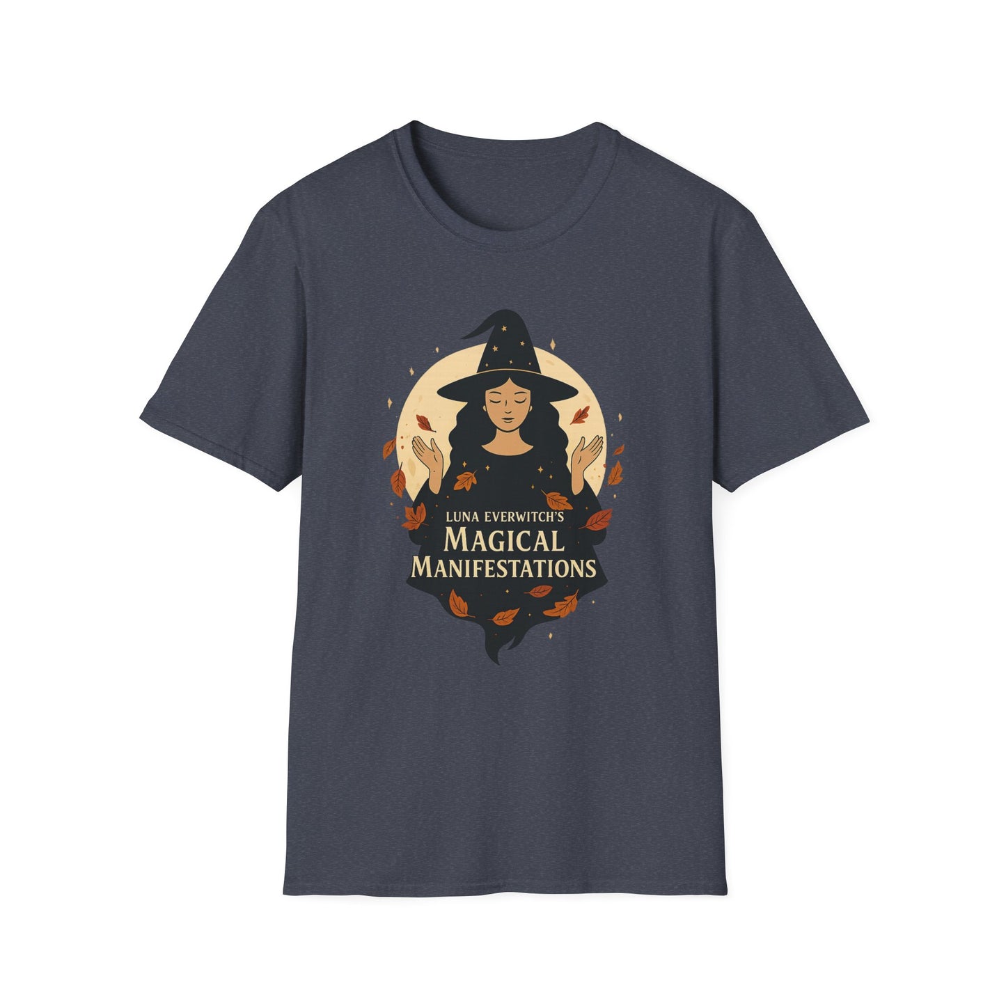 Magical Manifestations T-Shirt, Witchy Tee for Spiritual Vibes, Fall Fashion, Halloween Costume, Gift for Witches, Unisex Softstyle Top