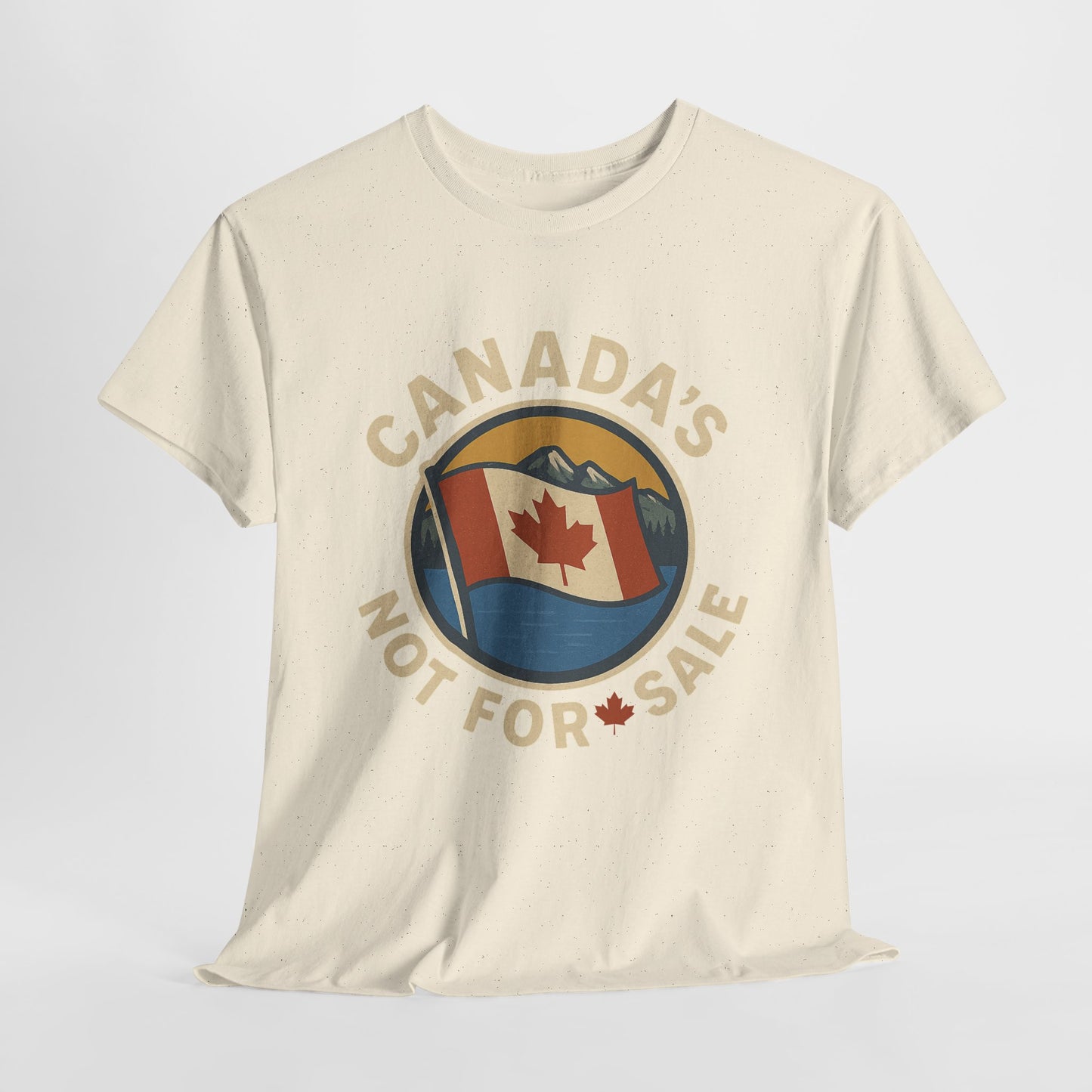 Canada's Not for Sale T-Shirt, Unisex Heavy Cotton Tee, Canadian Pride Top, Gift for Travelers, National Day Apparel, Vintage Canada Shirt