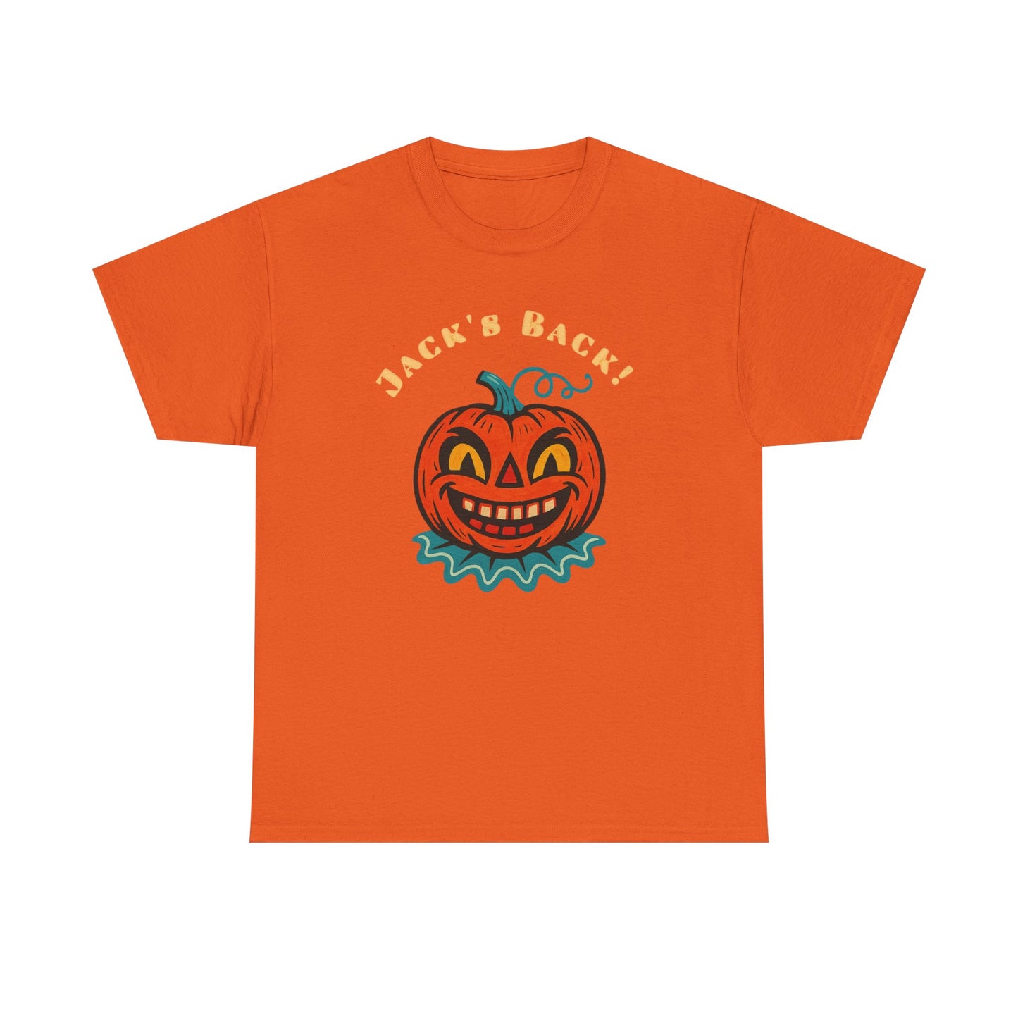 Jack's Back, Vintage Halloween Pumpkin T-Shirt