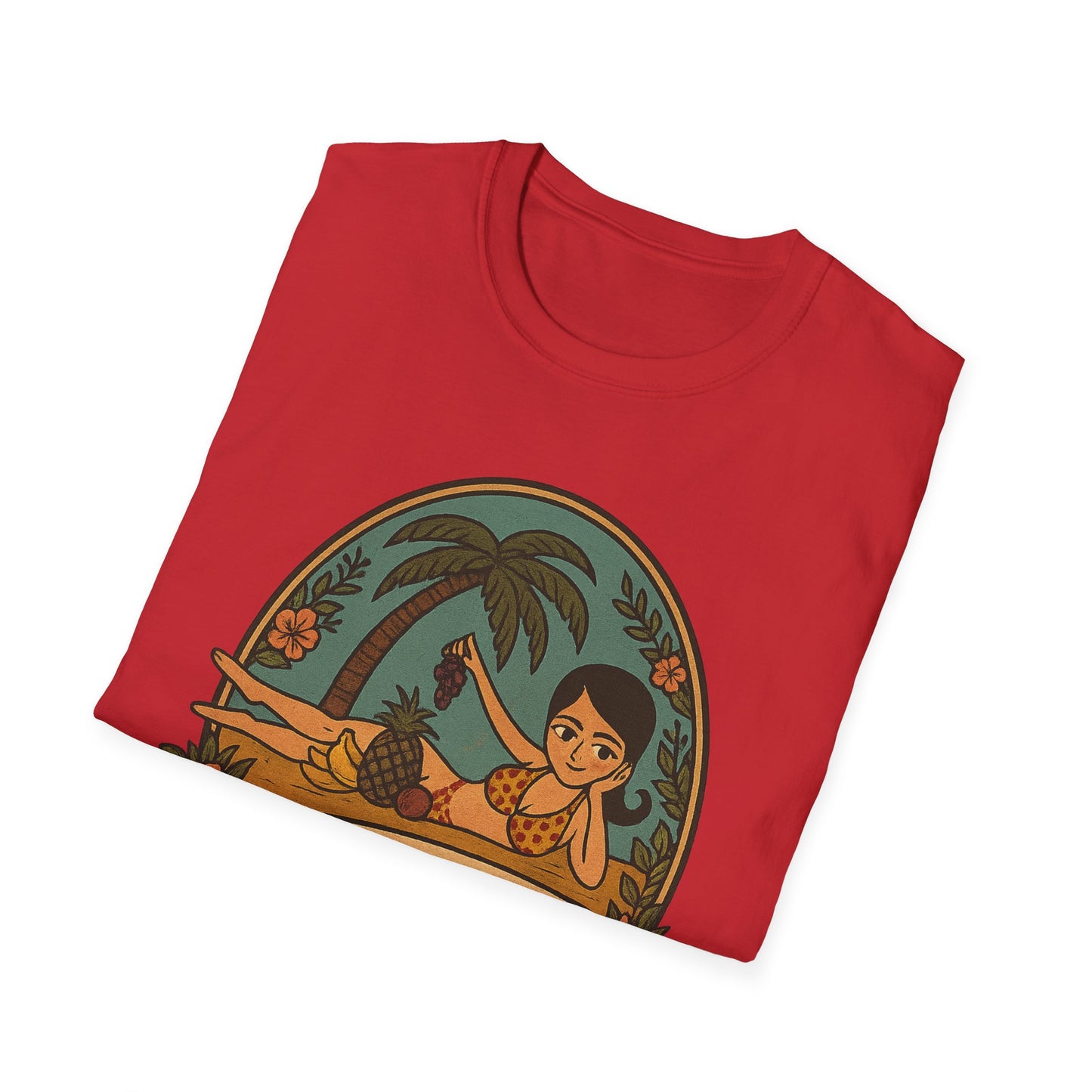 Original Art turned t-shirt, Just Another Day in Paradise Tee | Summer Vibe T-Shirt, Beachwear, Vacation Shirt, Gift for Her, Relaxed Fit