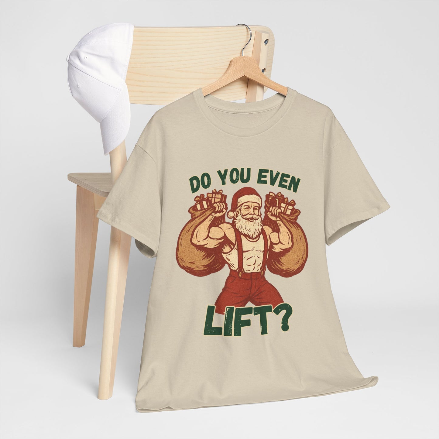 Santa Claus Do you even Lift? Body builders christmas shirt