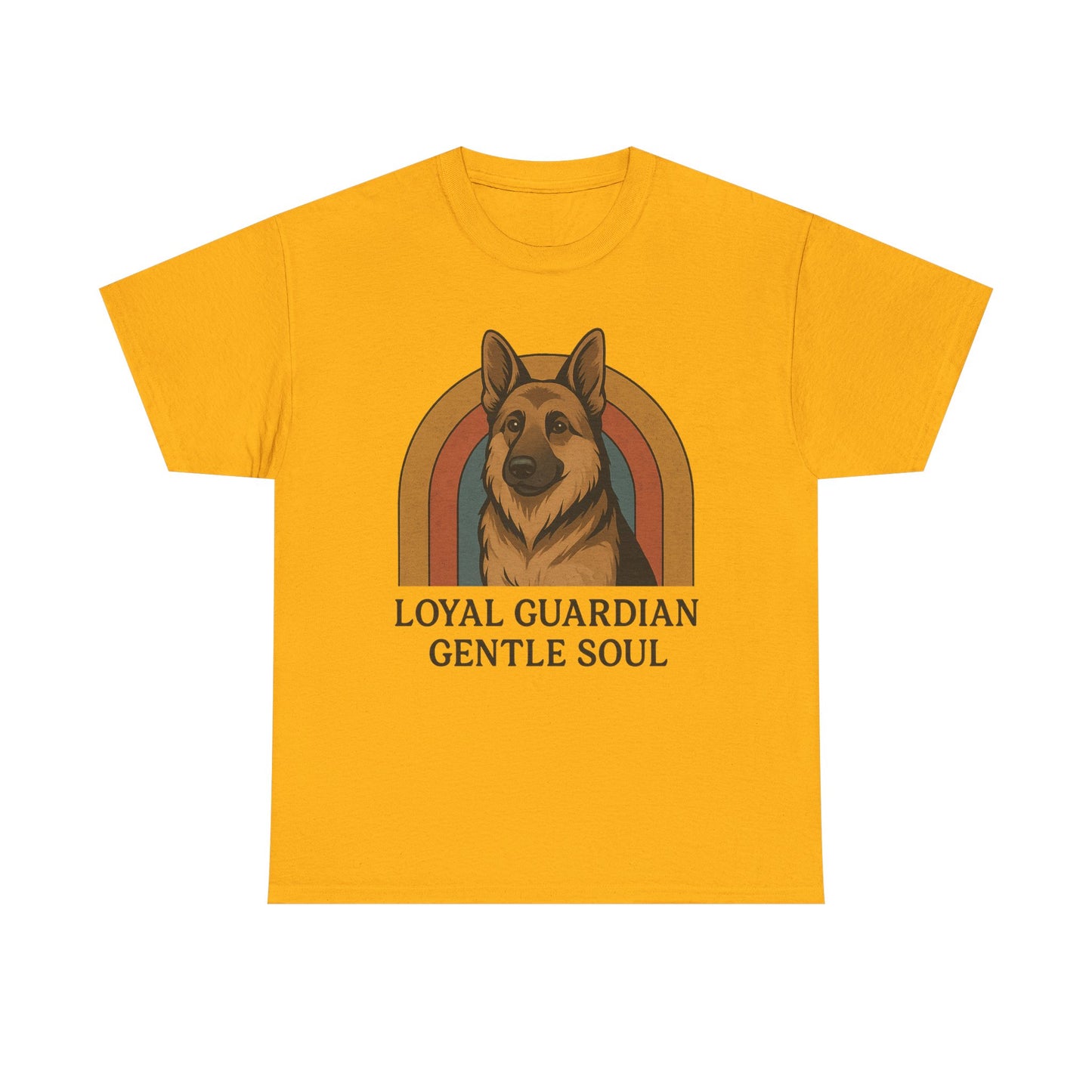 German Shepherd, Loyal Guardian Tee - Unisex Heavy Cotton Shirt, Perfect for Dog Lovers, Animal Lovers, Casual Wear