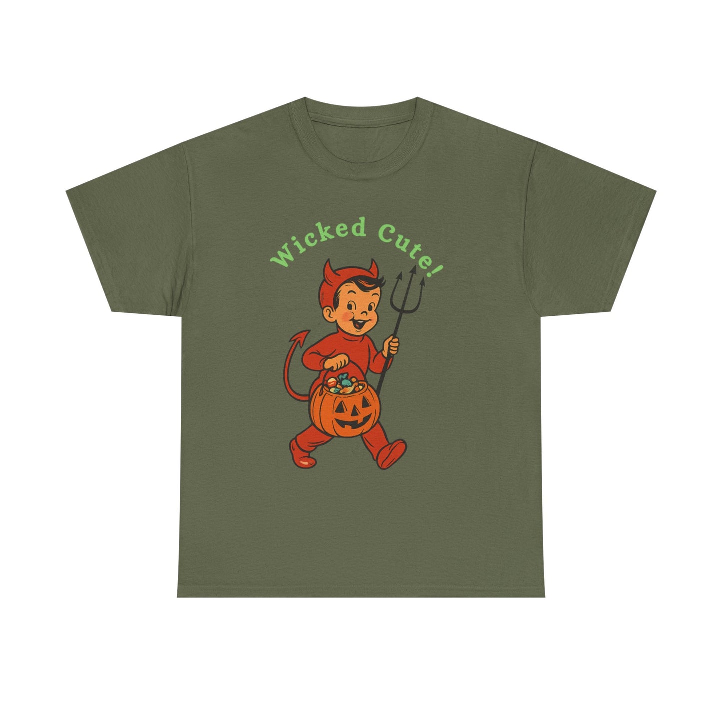 Wicked Cute Little Devil ,Halloween Tee, Unisex tee, Spooky Season Apparel, Cute Devil T-Shirt, Trick or Treat Top, Halloween Costume
