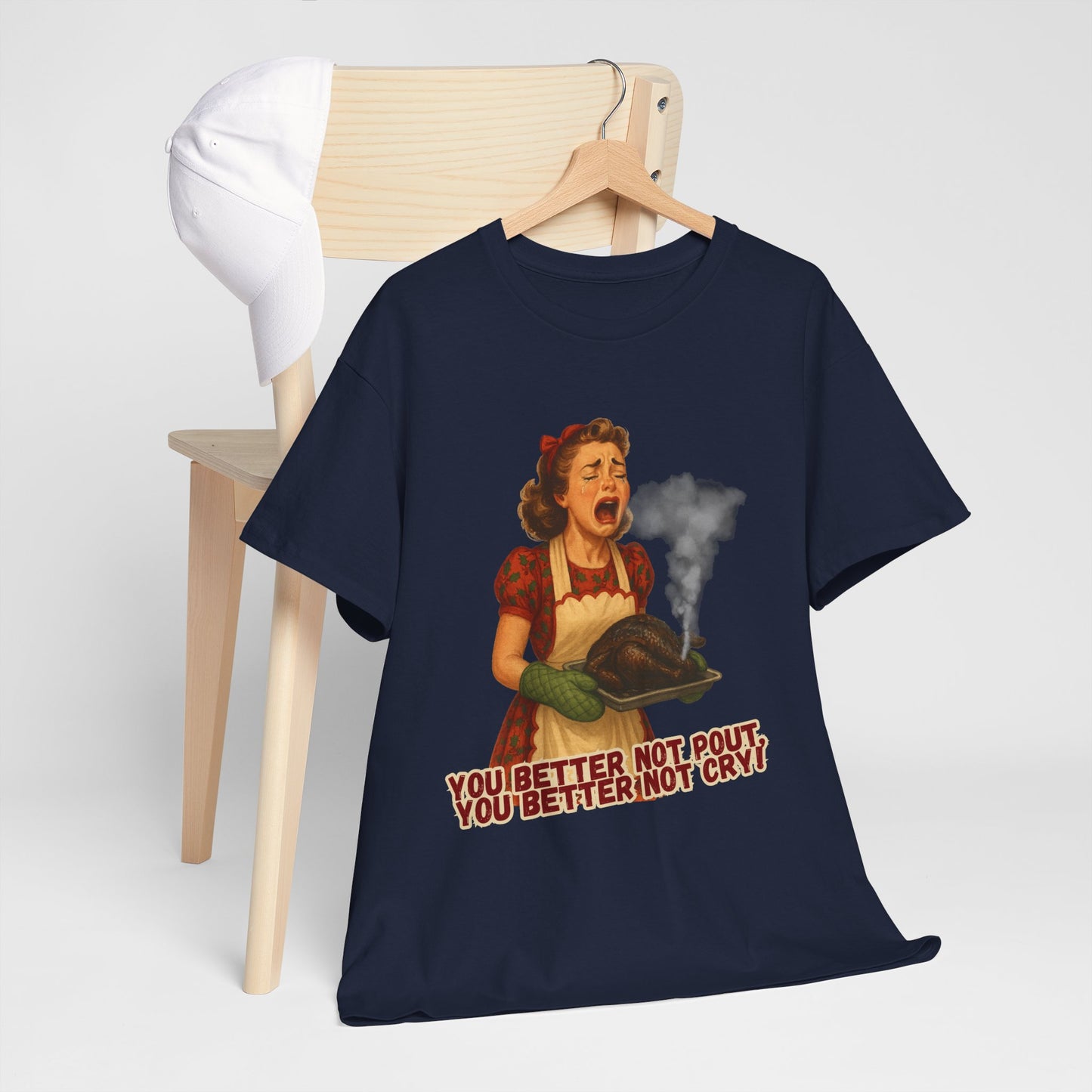 You better not cry! Christmas Tee, vintage inspired