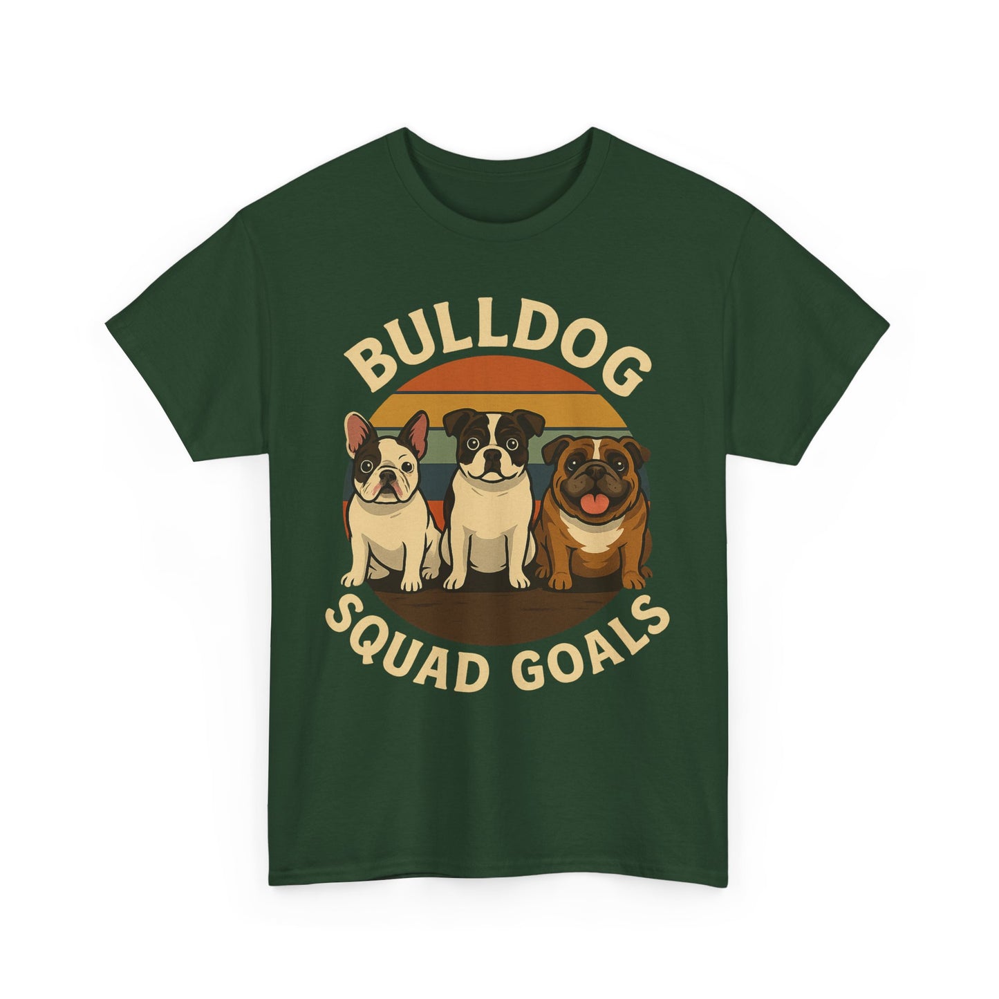 Bulldog Squad Goals Tee, Funny Pet Lovers Shirt, Unisex Cotton Tee, Dog Lover Gift, Bulldog Appreciation T-Shirt
