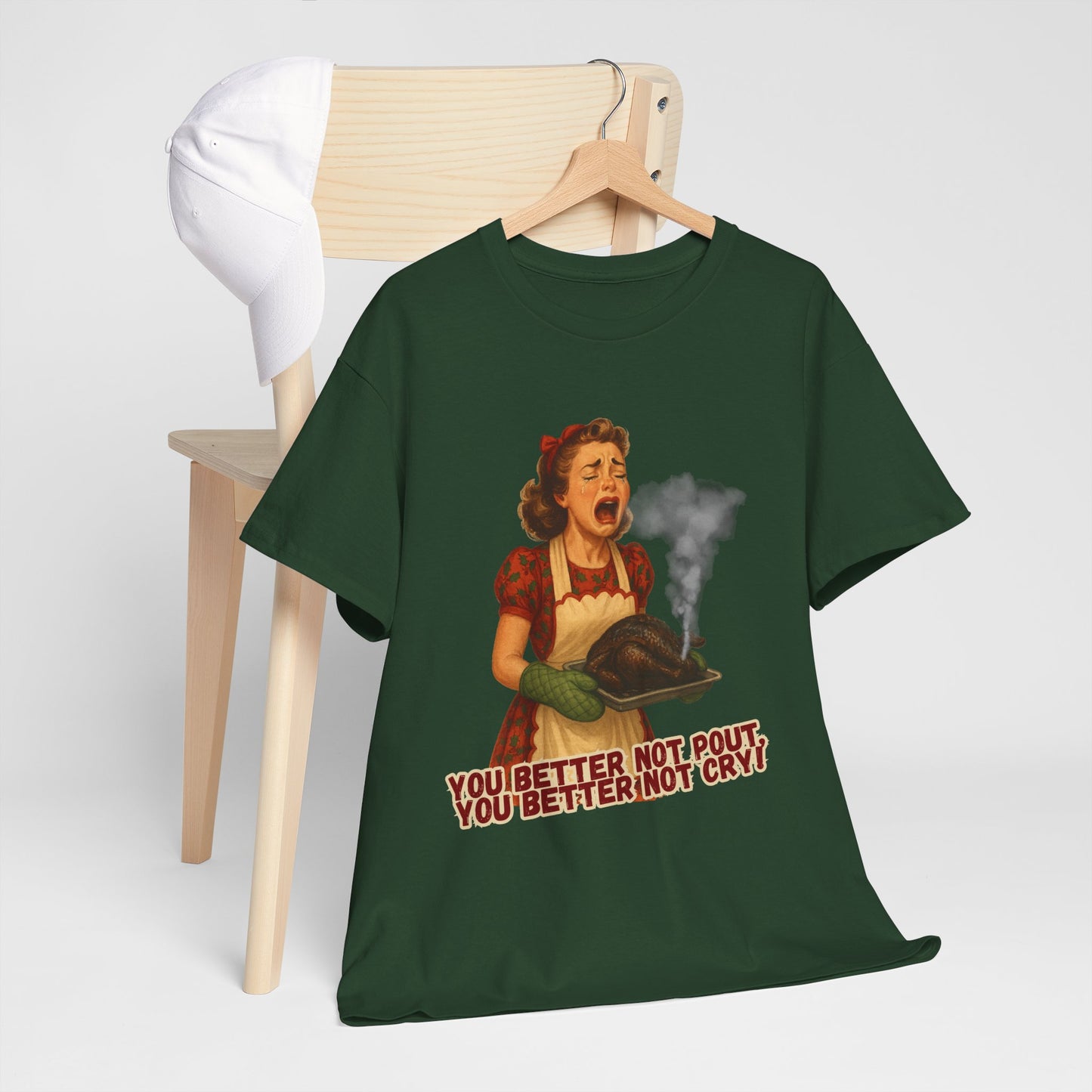 You better not cry! Christmas Tee, vintage inspired