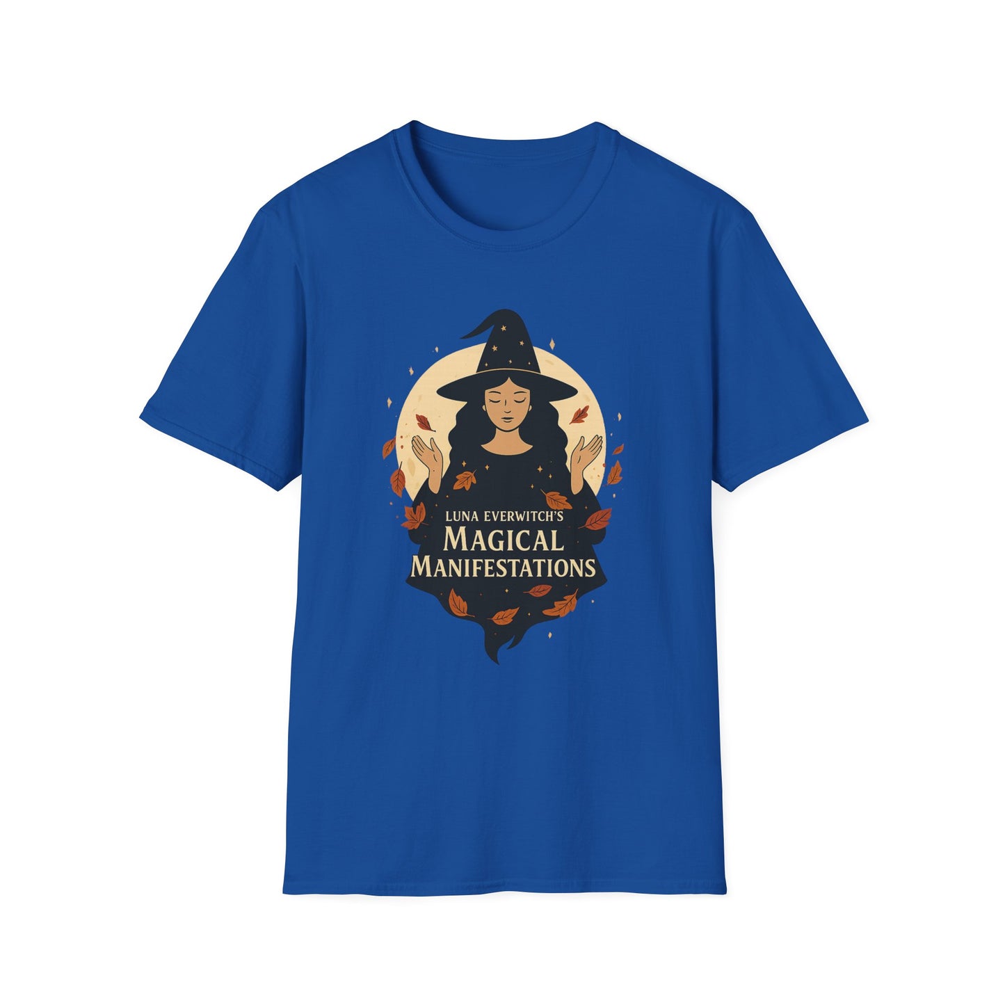 Magical Manifestations T-Shirt, Witchy Tee for Spiritual Vibes, Fall Fashion, Halloween Costume, Gift for Witches, Unisex Softstyle Top