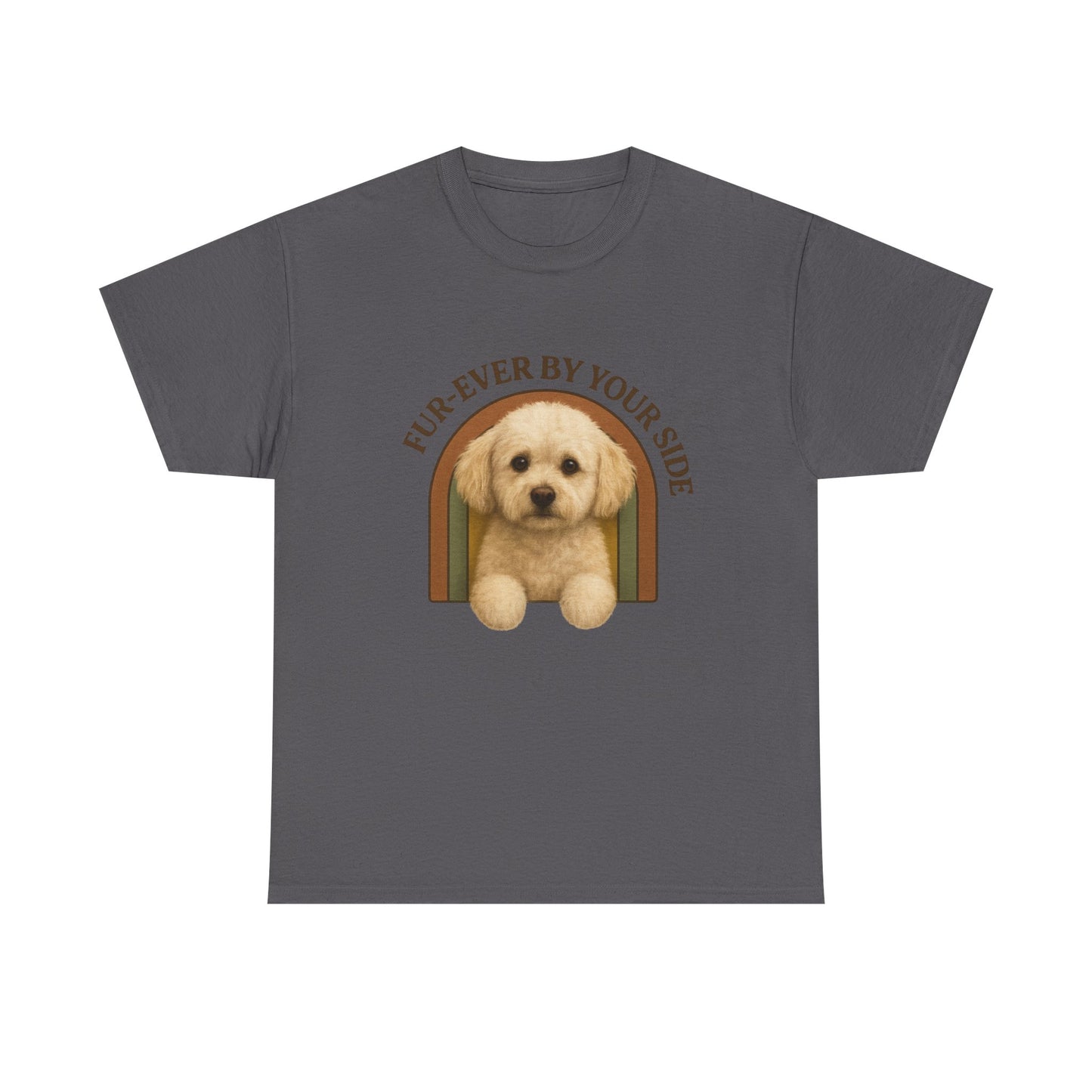 Multi-poo,Lover Tee, Furever By Your Side Shirt, Cute Pet T-Shirt, Gift for Dog Owners, Unisex Cotton Tee