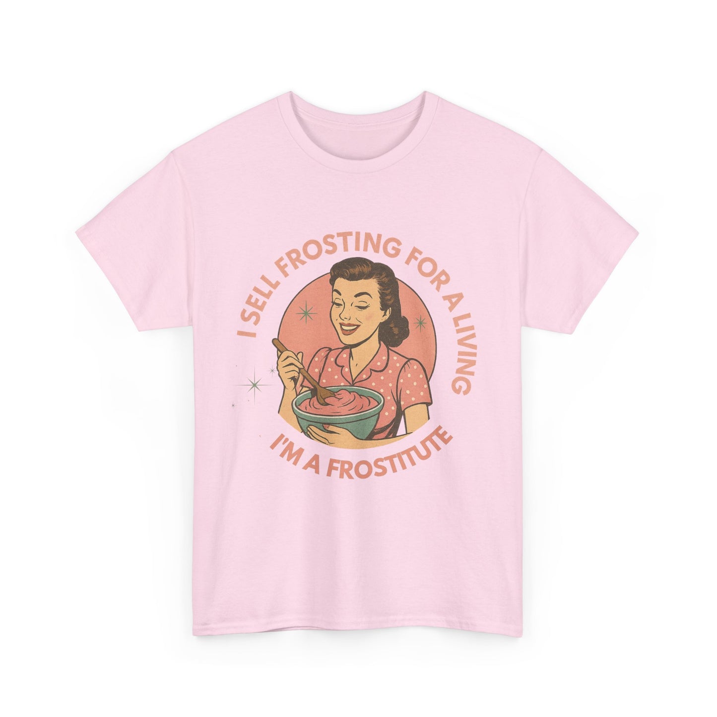 Funny Foodie Tee with Playful Frosting Design, Unisex T-Shirt, Baking Humor Shirt, Gift for Bakers, Food Lover Apparel, Gag Gift Idea
