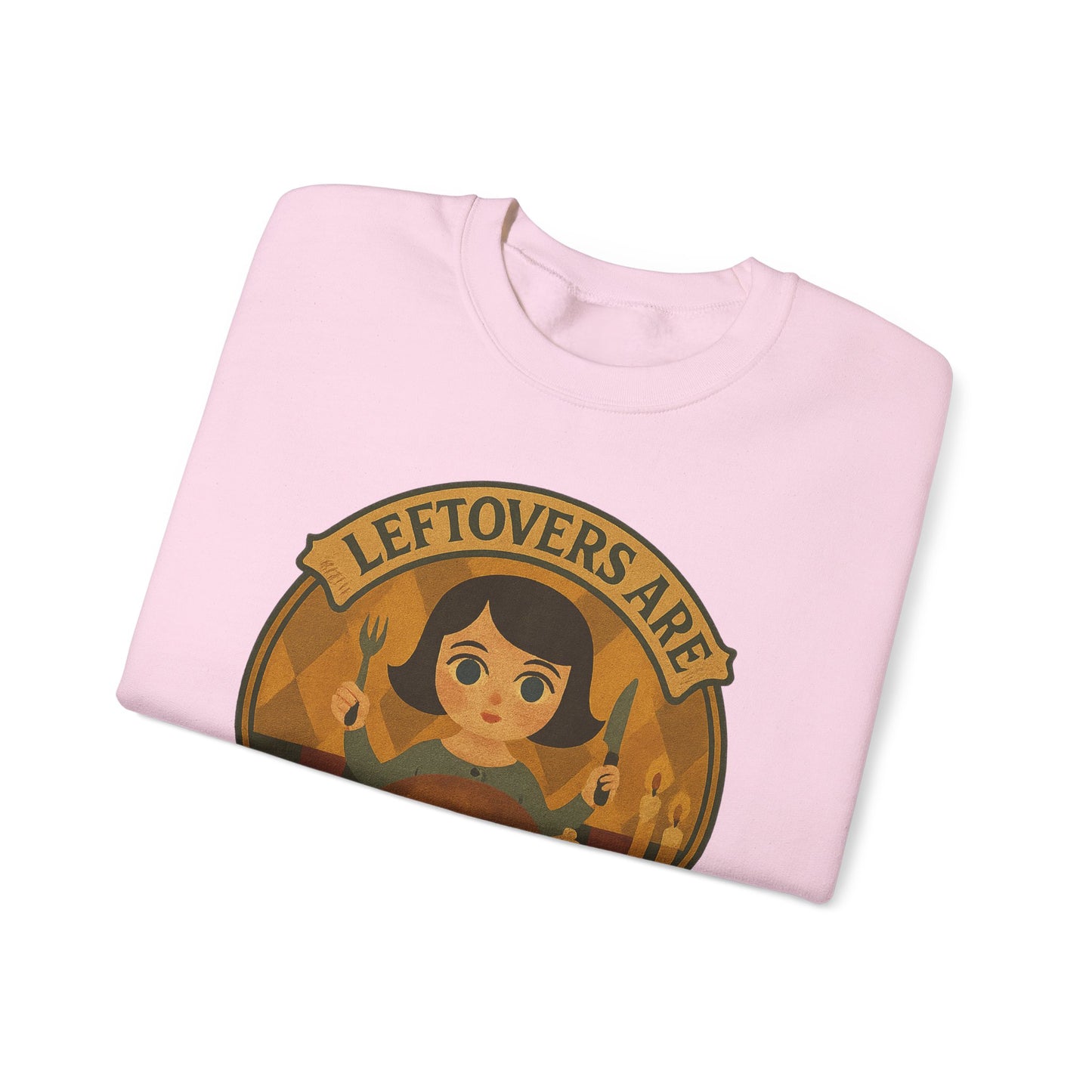 Leftovers Love Language Sweatshirt, Foodie Gift, Original Art Clothing, Moonwoven by Luna, Crewneck Jumper
