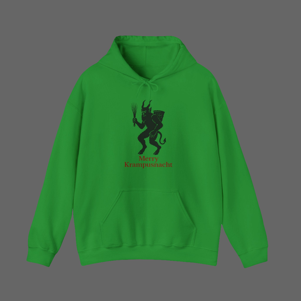 Merry Krampusnacht , Dark Holiday Unisex Hoodie
