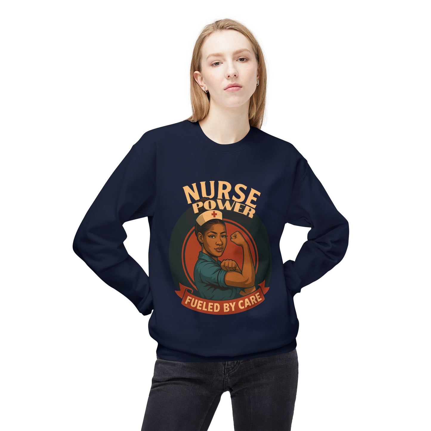 Nurse Power Fleece Sweatshirt, Nurse Appreciation Gift, Healthcare Worker Sweatshirt, Medical Crewneck, Inspirational Nurse Apparel, [...]