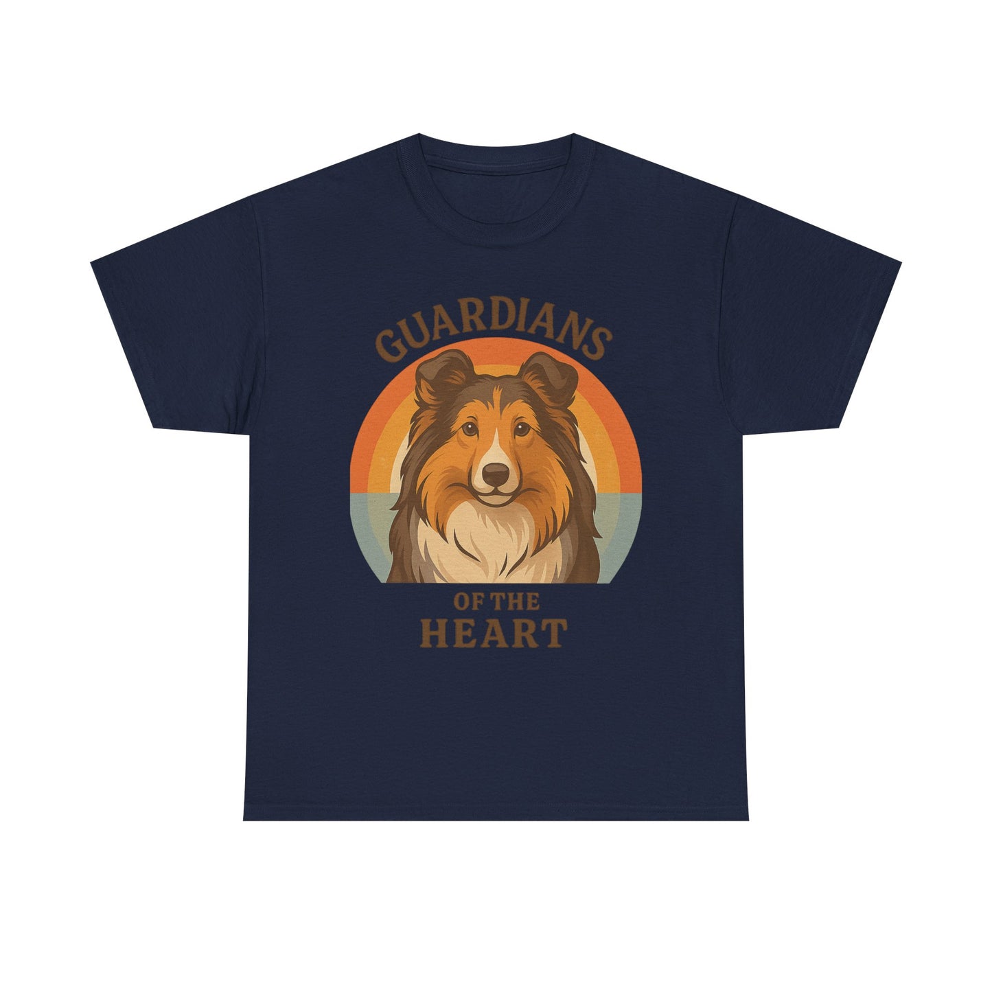 Sheltie Lovers Cotton Tee, Pet Owner Gift Shirt, Cute Animal Tee, Dog Lover Apparel, Funny Pet T-Shirt, Guardians of the Heart Design