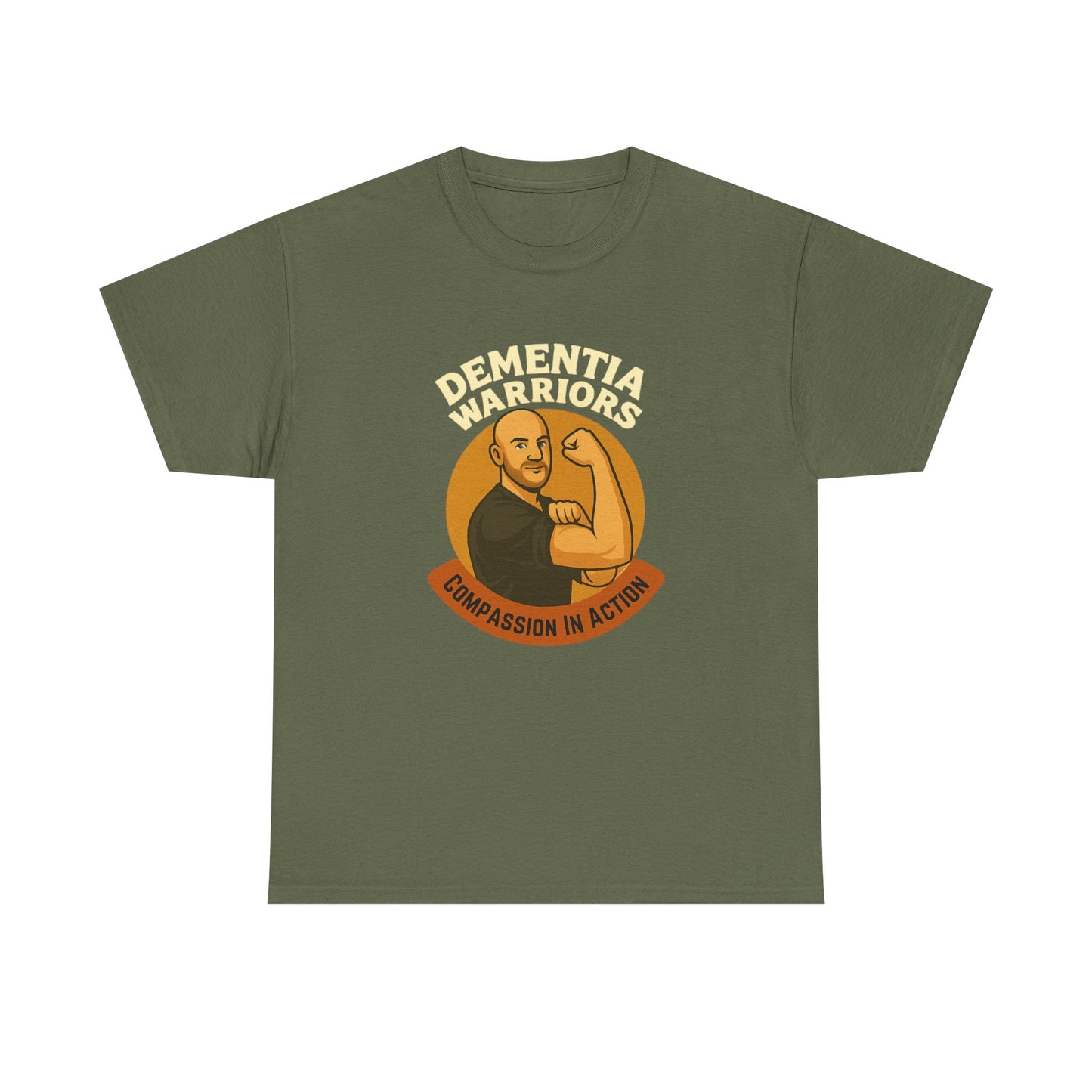 Dementia Warriors Unisex Tee, Compassion in Action Shirt, Male Nursing Gift, Moonwoven by Luna Design, Care Givers Collection