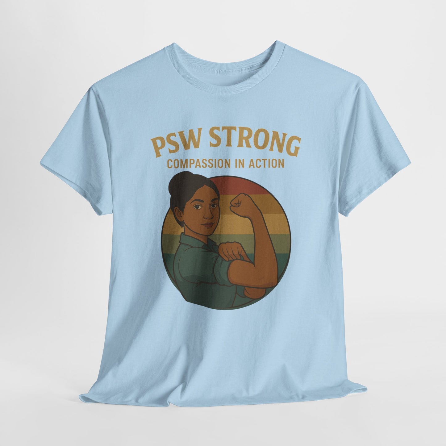 PSW Strong Unisex Tee | Compassion in Action Shirt, Motivational Apparel, Gift for Caregivers, Casual Wear, Inspirational Fashion, [...]