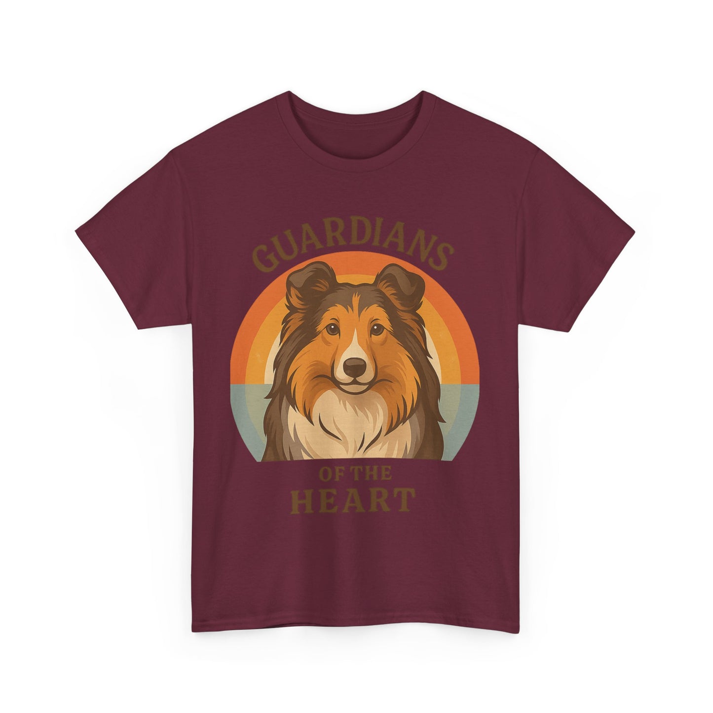 Sheltie Lovers Cotton Tee, Pet Owner Gift Shirt, Cute Animal Tee, Dog Lover Apparel, Funny Pet T-Shirt, Guardians of the Heart Design