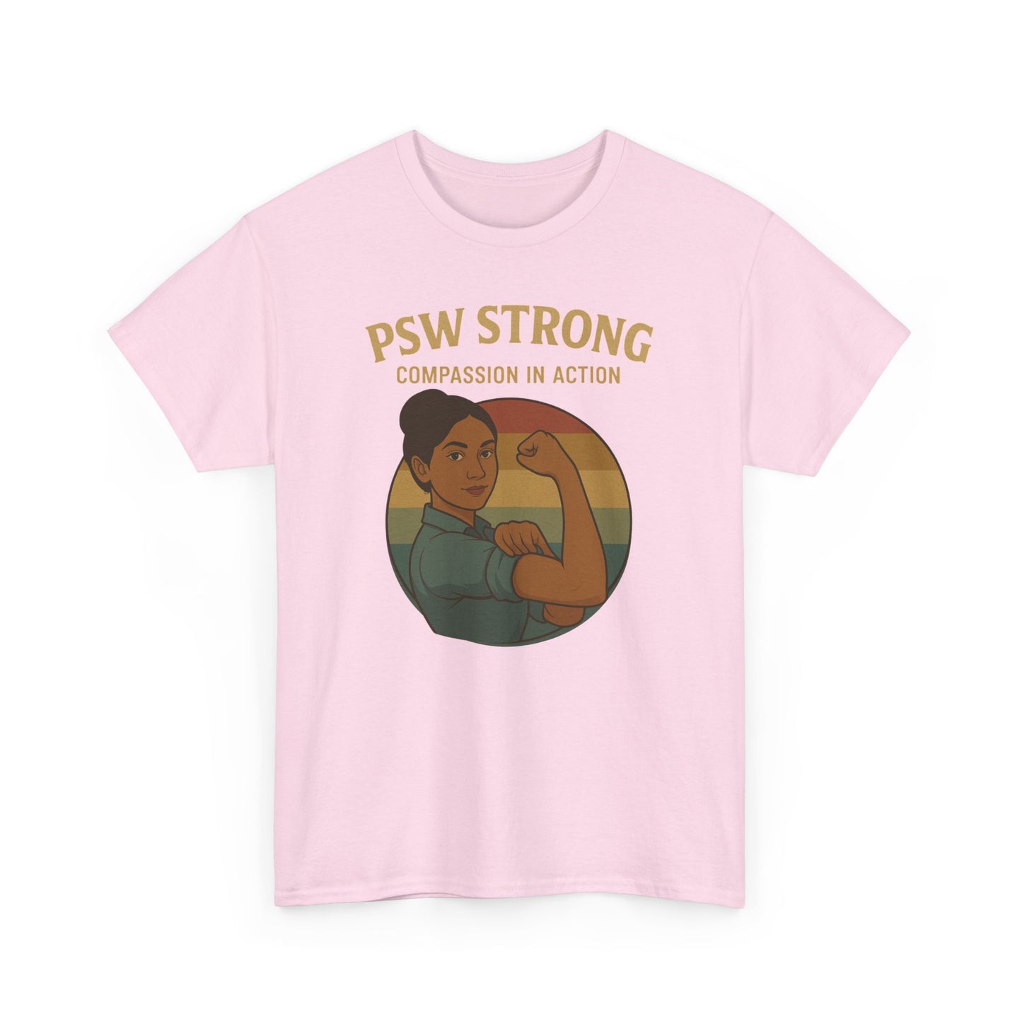 PSW Strong Unisex Tee | Compassion in Action Shirt, Motivational Apparel, Gift for Caregivers, Casual Wear, Inspirational Fashion, [...]