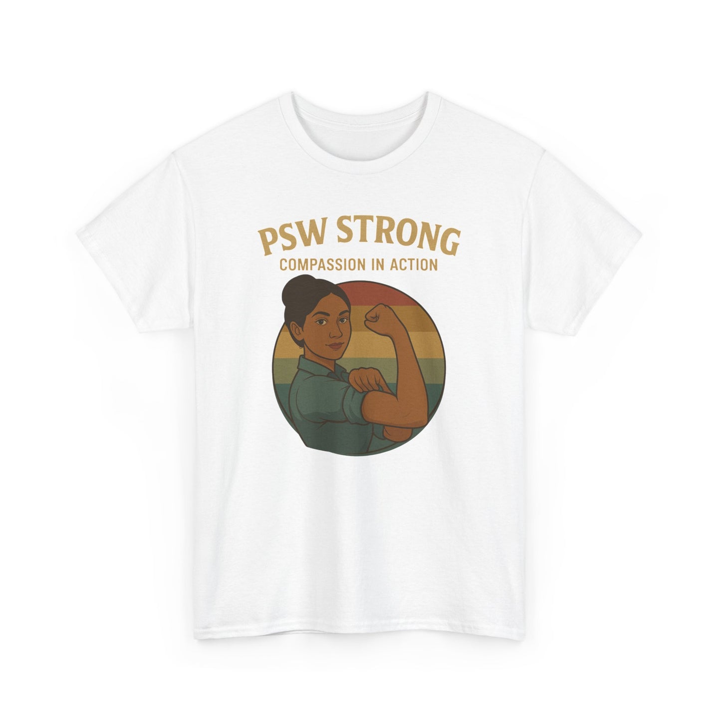 PSW Strong Unisex Tee | Compassion in Action Shirt, Motivational Apparel, Gift for Caregivers, Casual Wear, Inspirational Fashion, [...]