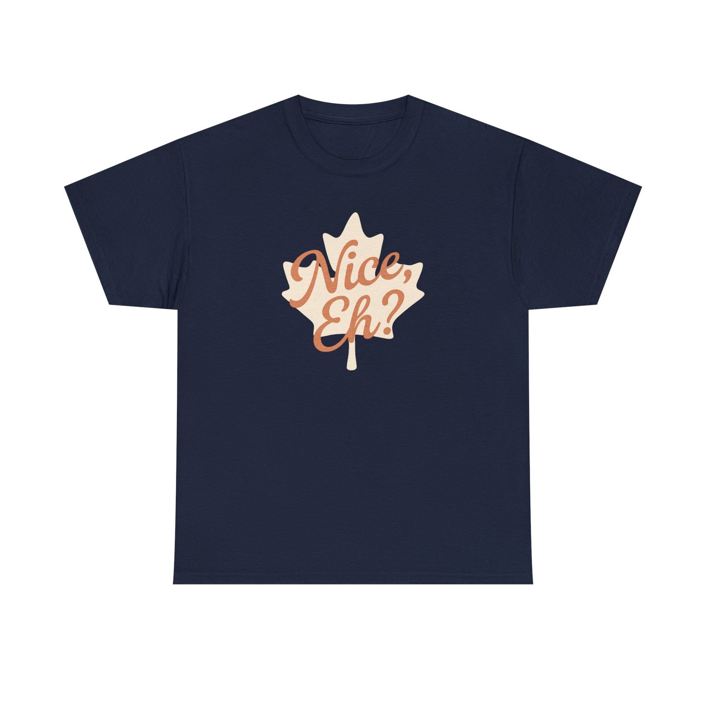 Canadian Leaf Unisex Tee, Nice Eh Party Chill Design by Moonwoven by Luna, Chill Canadian Collection, Gift for Canada Day, Maple Leaf Shirt,