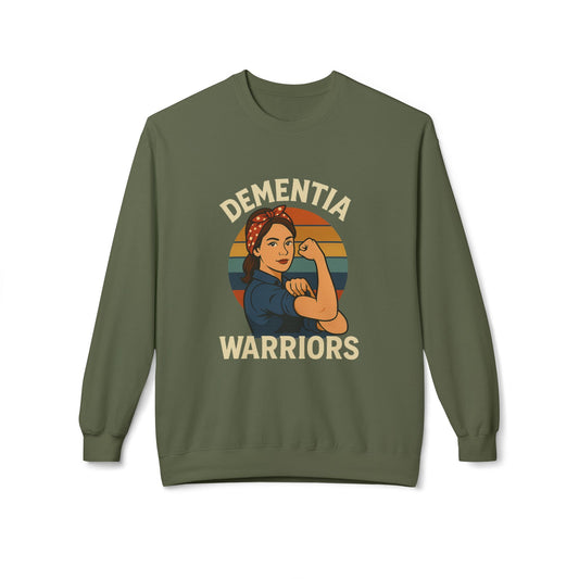 Dementia Warriors Sweatshirt, Awareness Apparel, Gifting for Caregivers, Supportive Unisex Clothing, Inspirational Crewneck, Social [...]