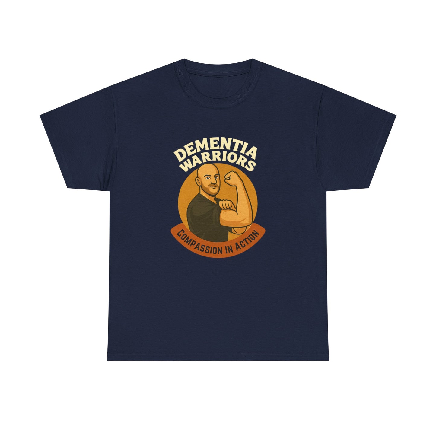 Dementia Warriors Unisex Tee, Compassion in Action Shirt, Male Nursing Gift, Moonwoven by Luna Design, Care Givers Collection