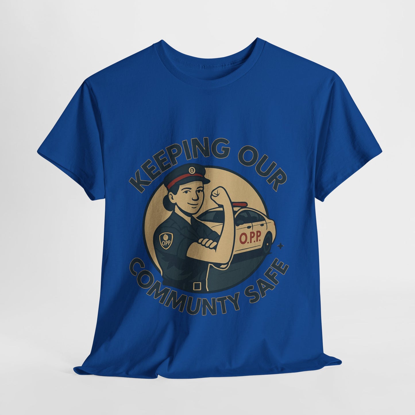 OPP female ,Community Safety Tee - Support Local Heroes, Unisex Heavy Cotton Tee, Police Officer T-Shirt, First Responder Apparel, Gift for Law [...]