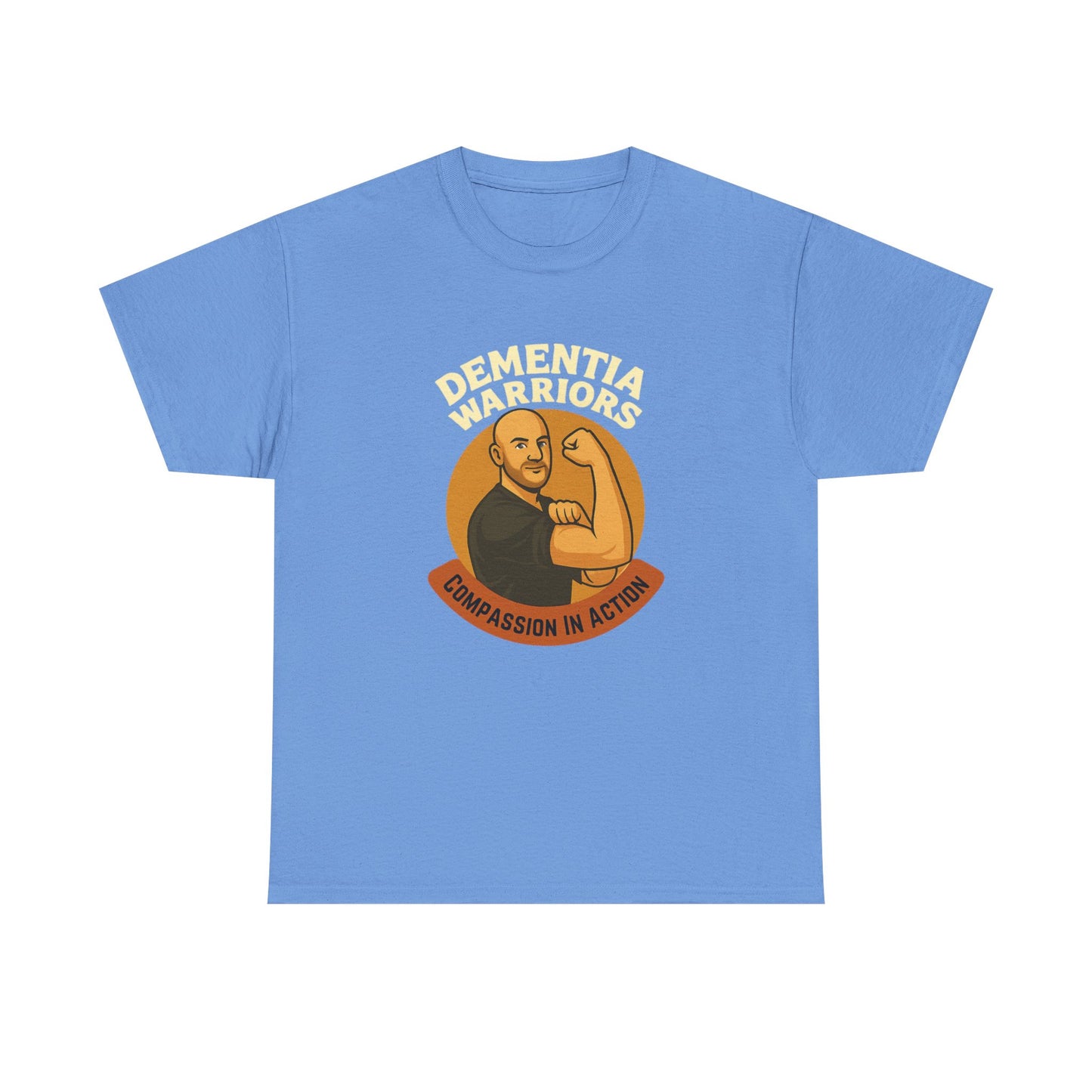 Dementia Warriors Unisex Tee, Compassion in Action Shirt, Male Nursing Gift, Moonwoven by Luna Design, Care Givers Collection