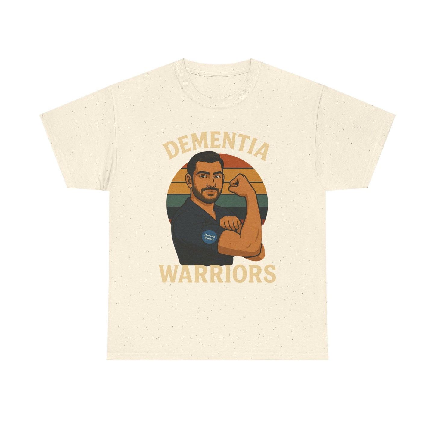 Dementia Warriors Unisex Heavy Cotton Tee - Support Awareness, Gift for Caregivers, Everyday Wear, Fundraiser Event