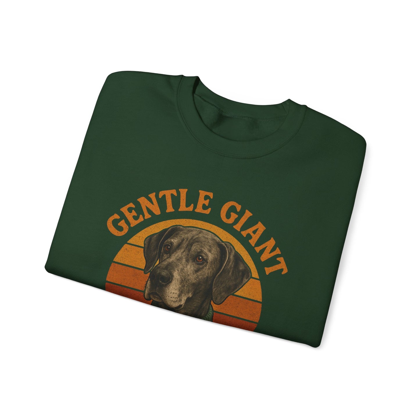 Great Dane, Gentle Giant Big Heart ,Unisex Heavy Blend™ Crewneck Sweatshirt