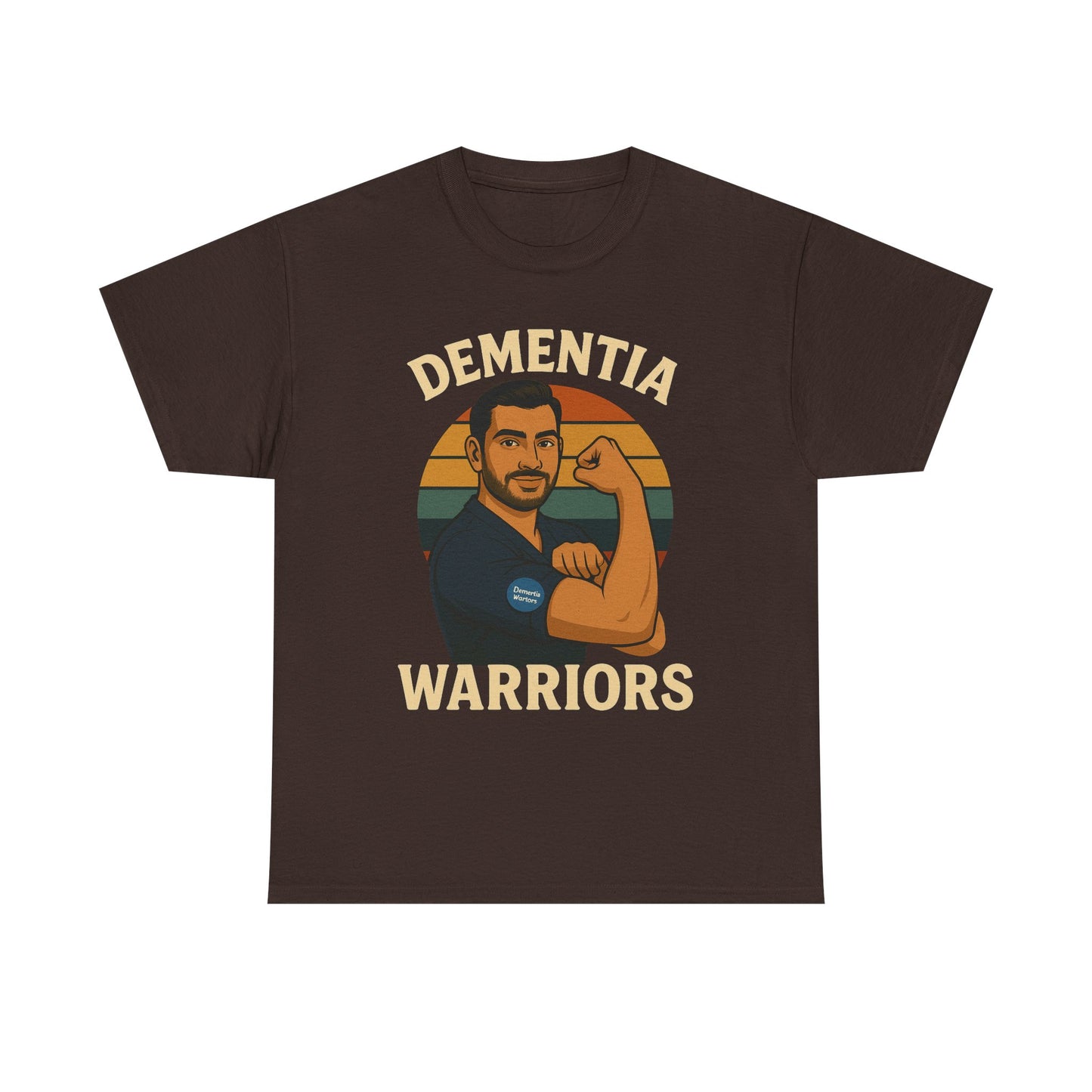 Dementia Warriors Unisex Heavy Cotton Tee - Support Awareness, Gift for Caregivers, Everyday Wear, Fundraiser Event
