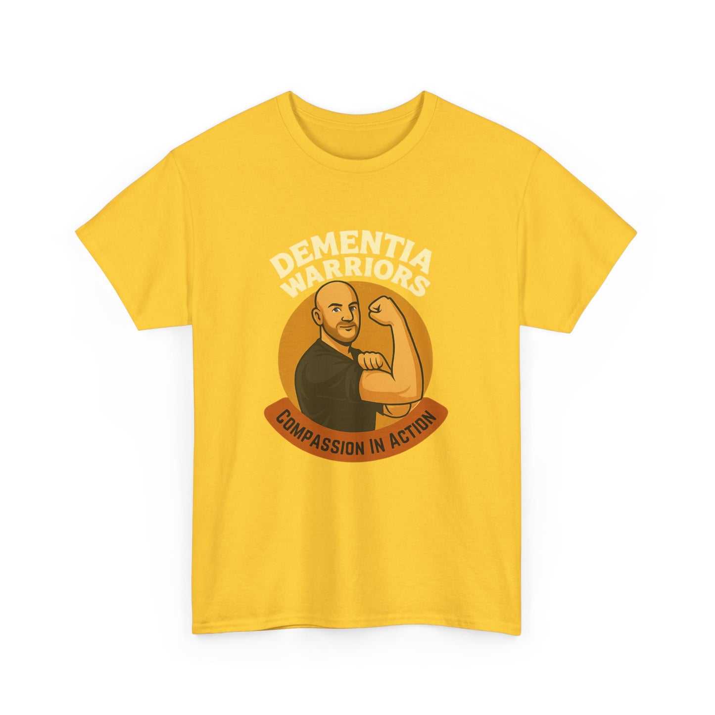 Dementia Warriors Unisex Tee, Compassion in Action Shirt, Male Nursing Gift, Moonwoven by Luna Design, Care Givers Collection