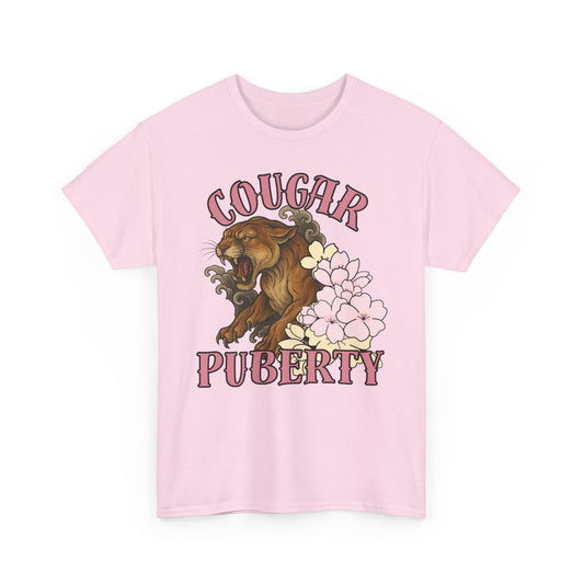 Menopause t-shirt, Cougar Puberty Unisex Tee