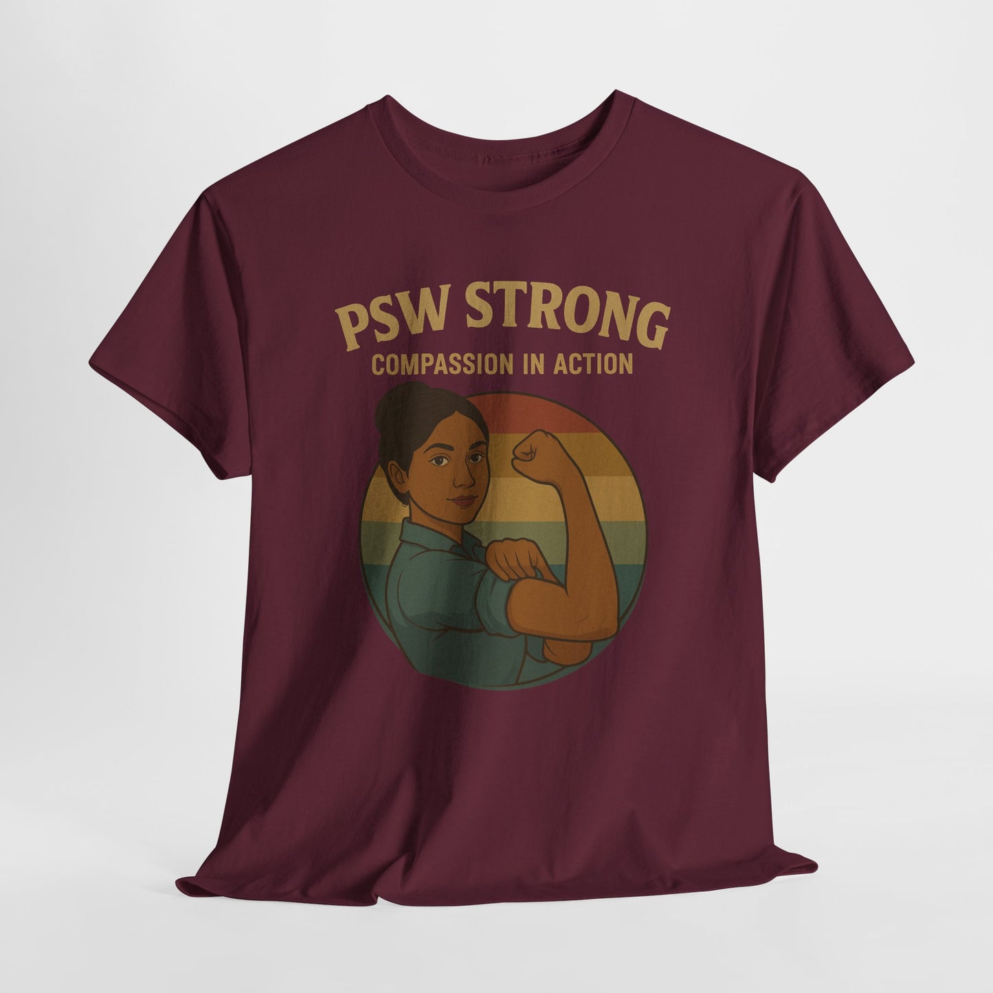 PSW Strong Unisex Tee | Compassion in Action Shirt, Motivational Apparel, Gift for Caregivers, Casual Wear, Inspirational Fashion, [...]